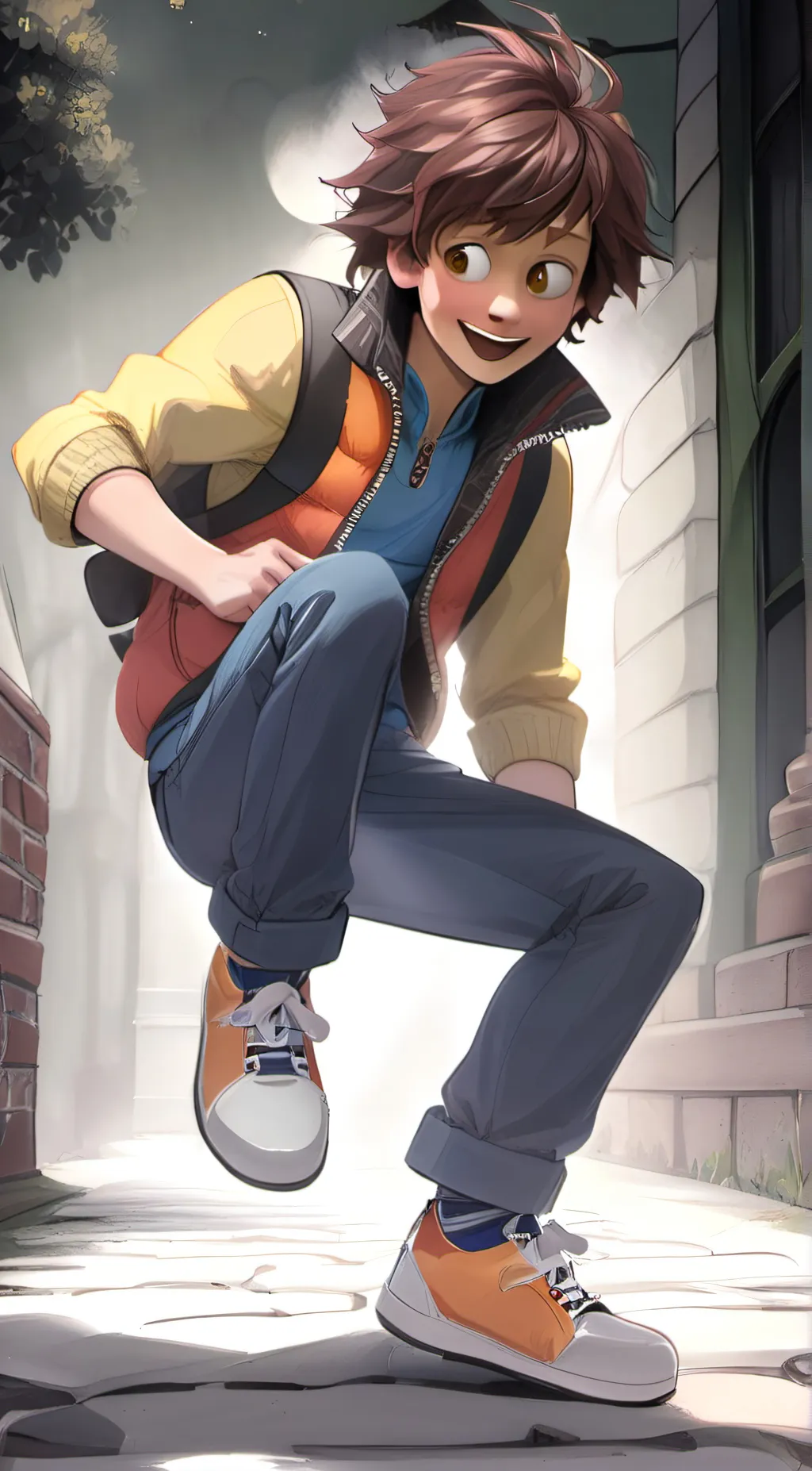 ai character: Adam John Harrison background