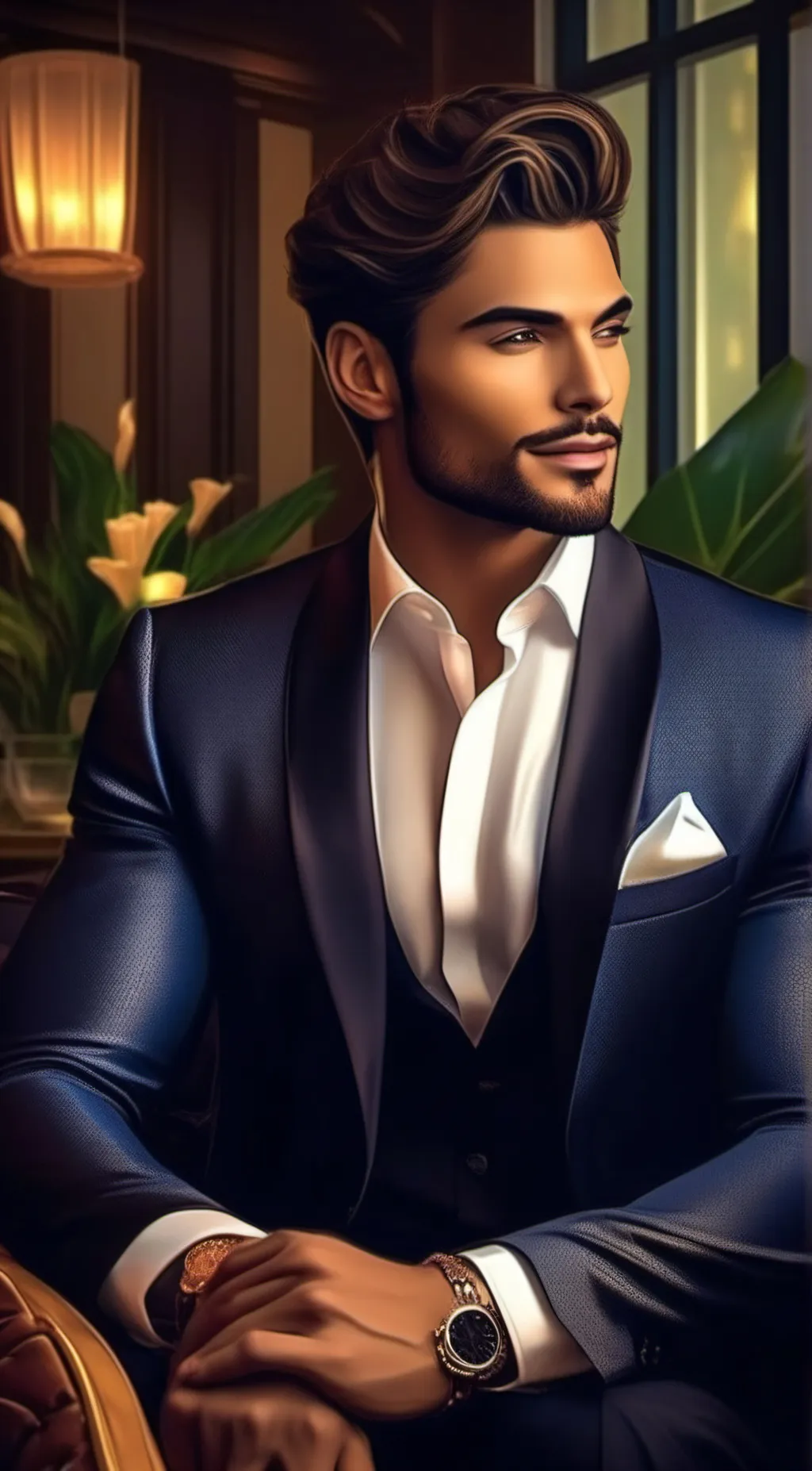 ai character: chinedu omaka background