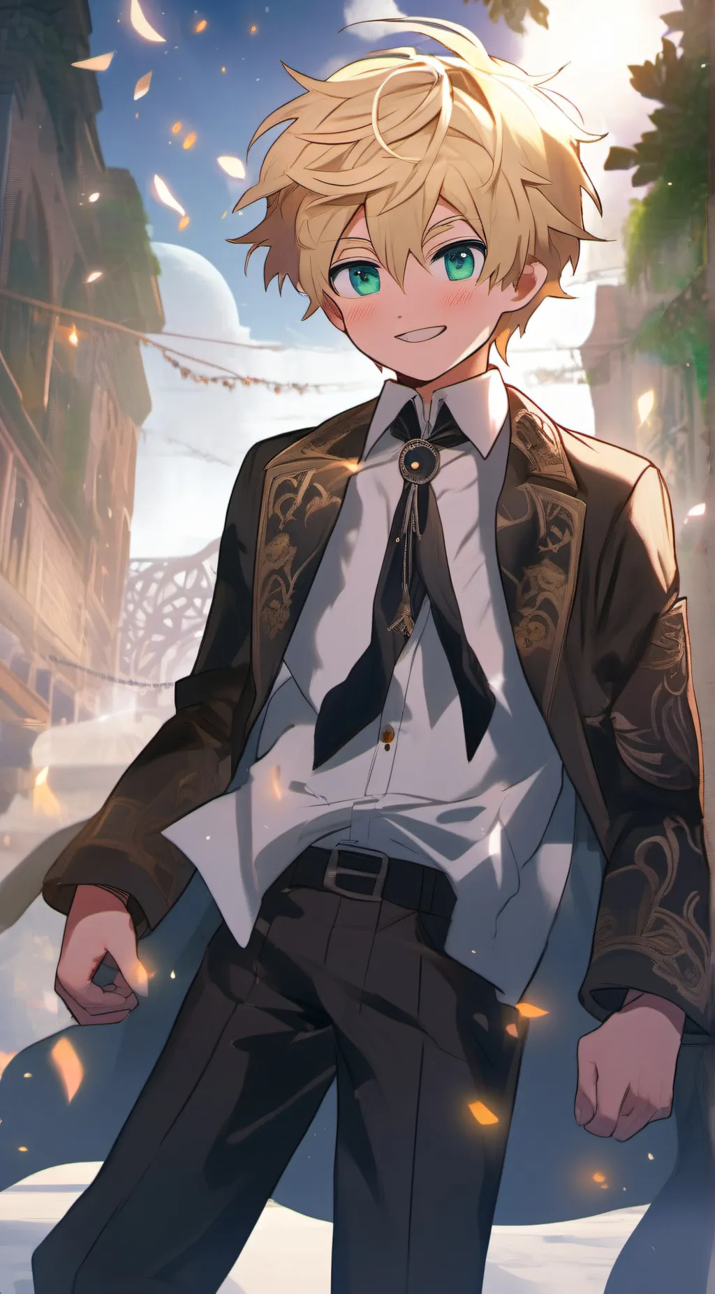 ai character: Sunny background