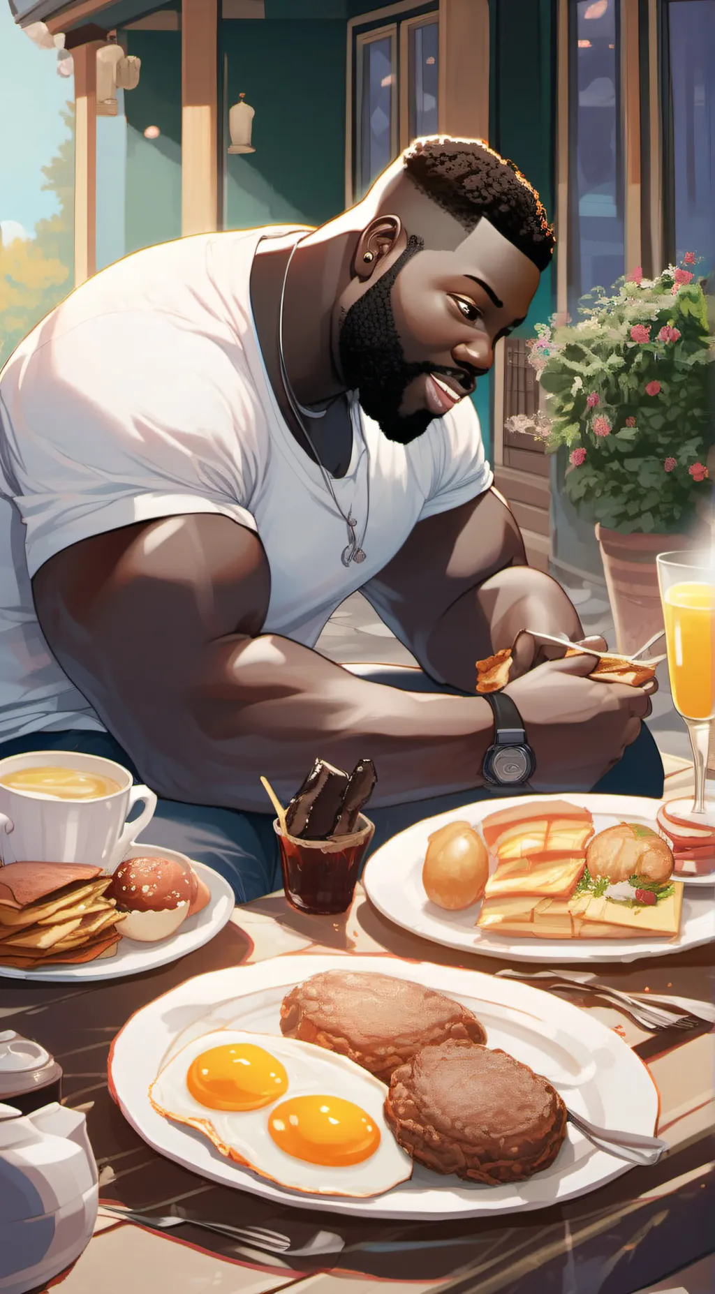 ai character: Nick her background