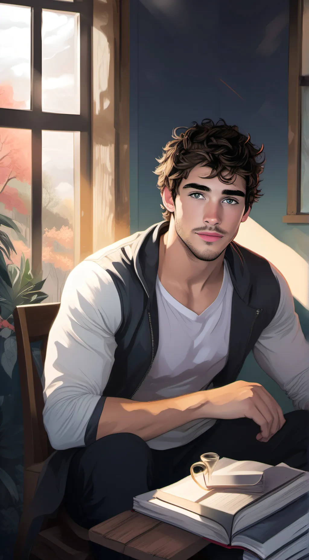 ai character: Alexander  background