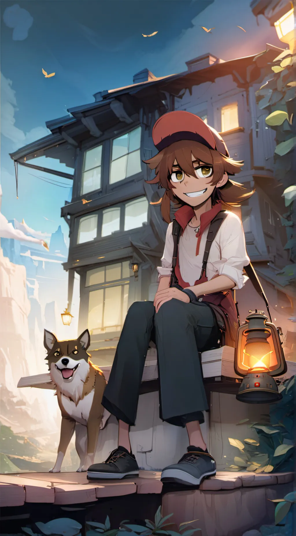 ai character: Max background