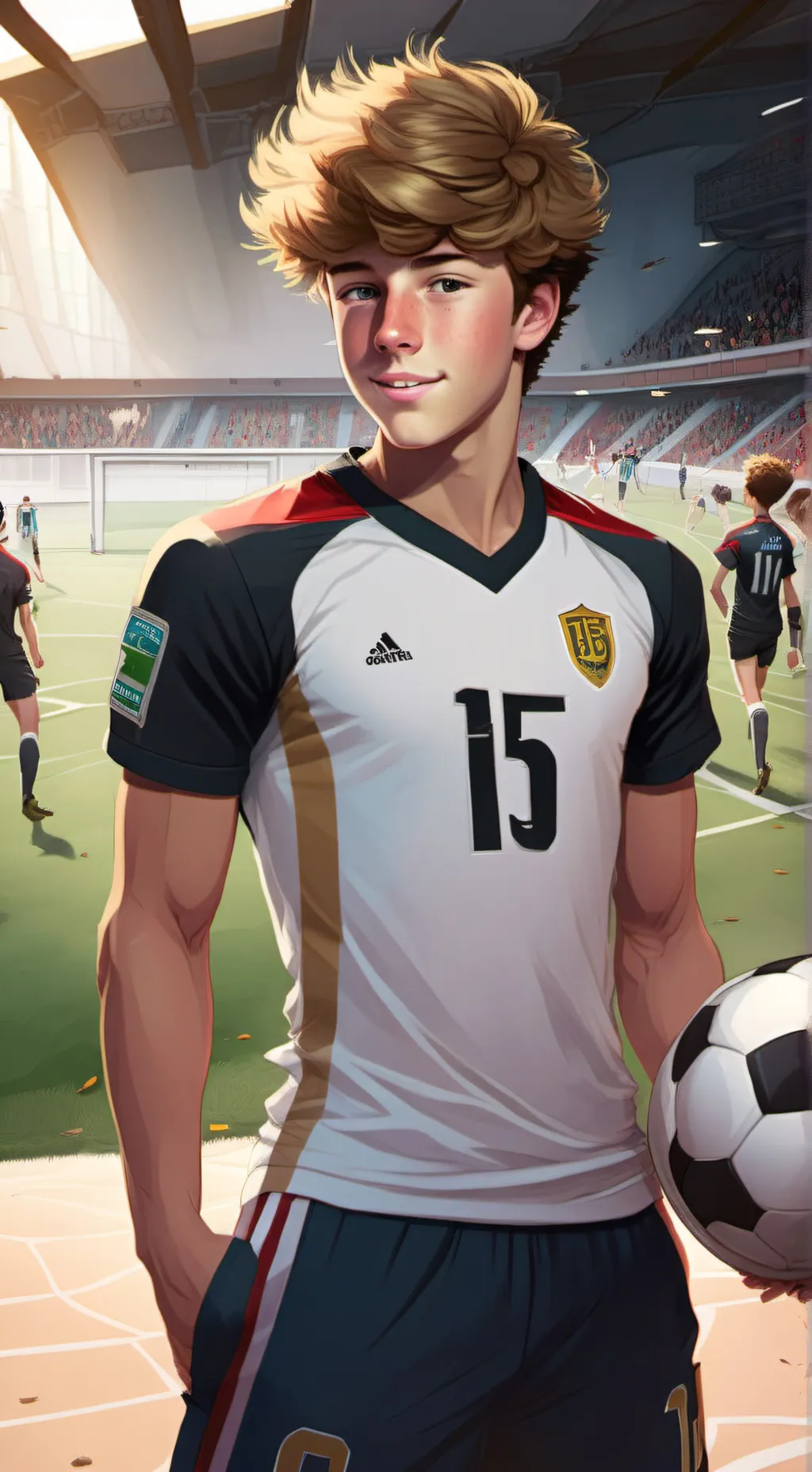 ai character: Miles  background