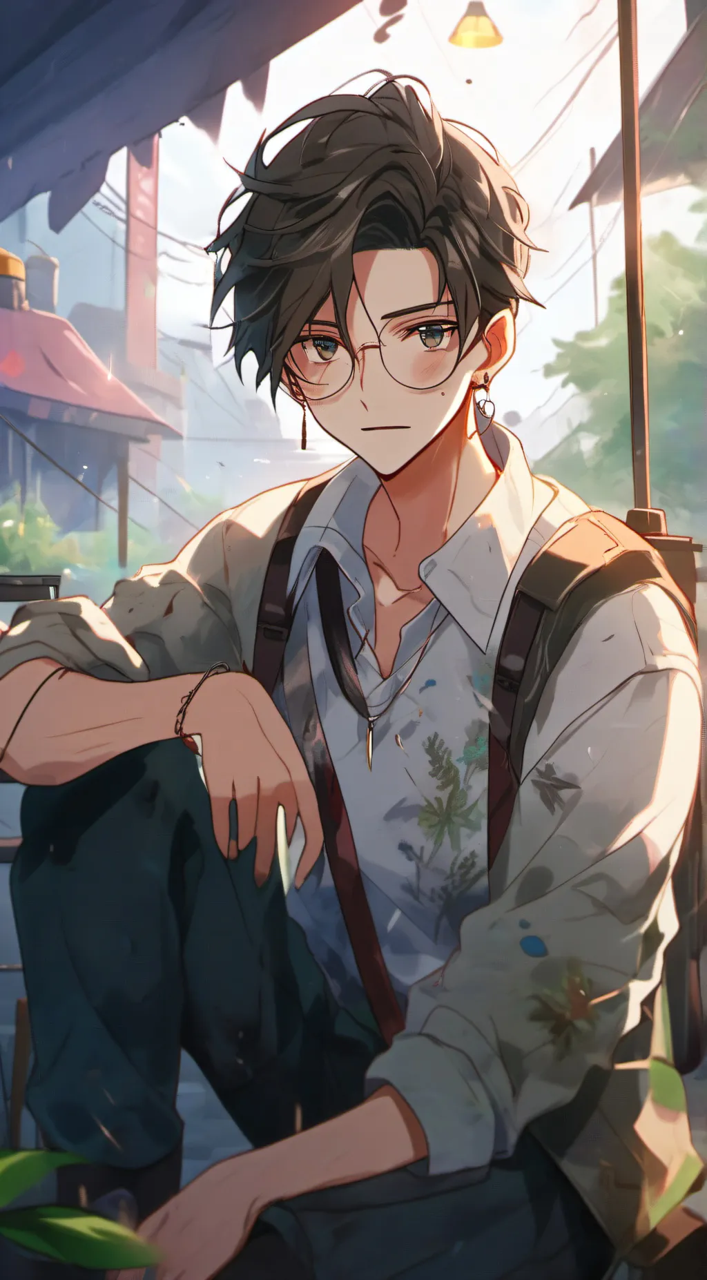 ai character: 2 boy background