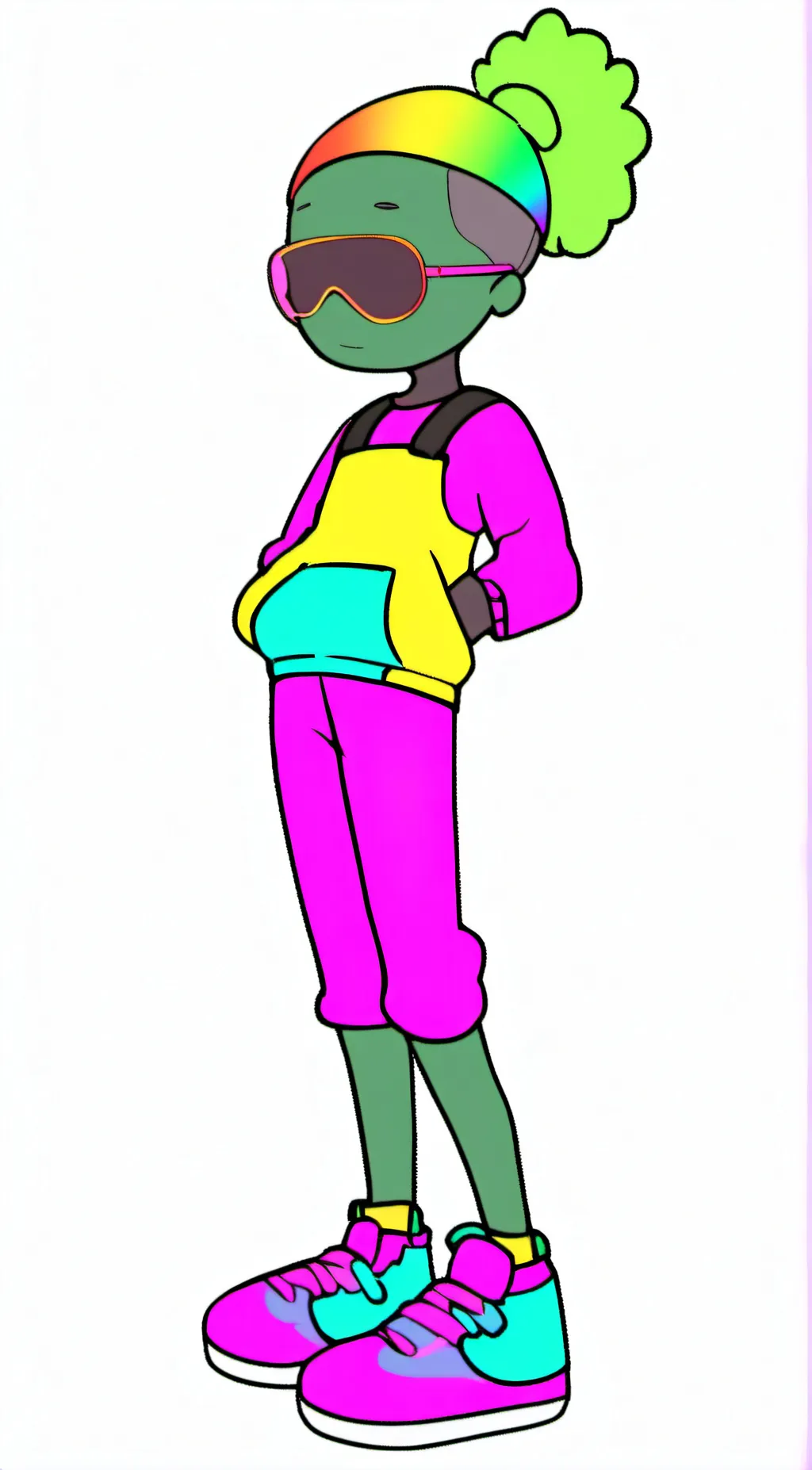 ai character: My girlfriend  background