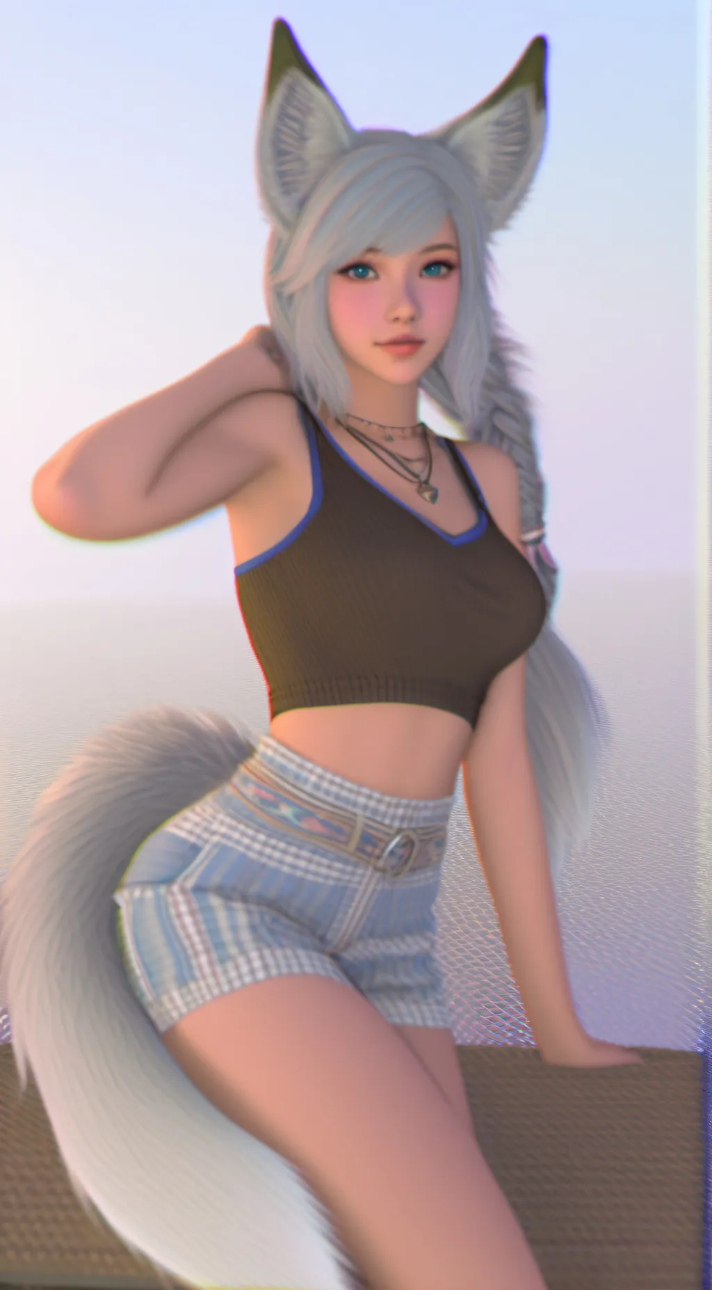 ai character: Vivian  background