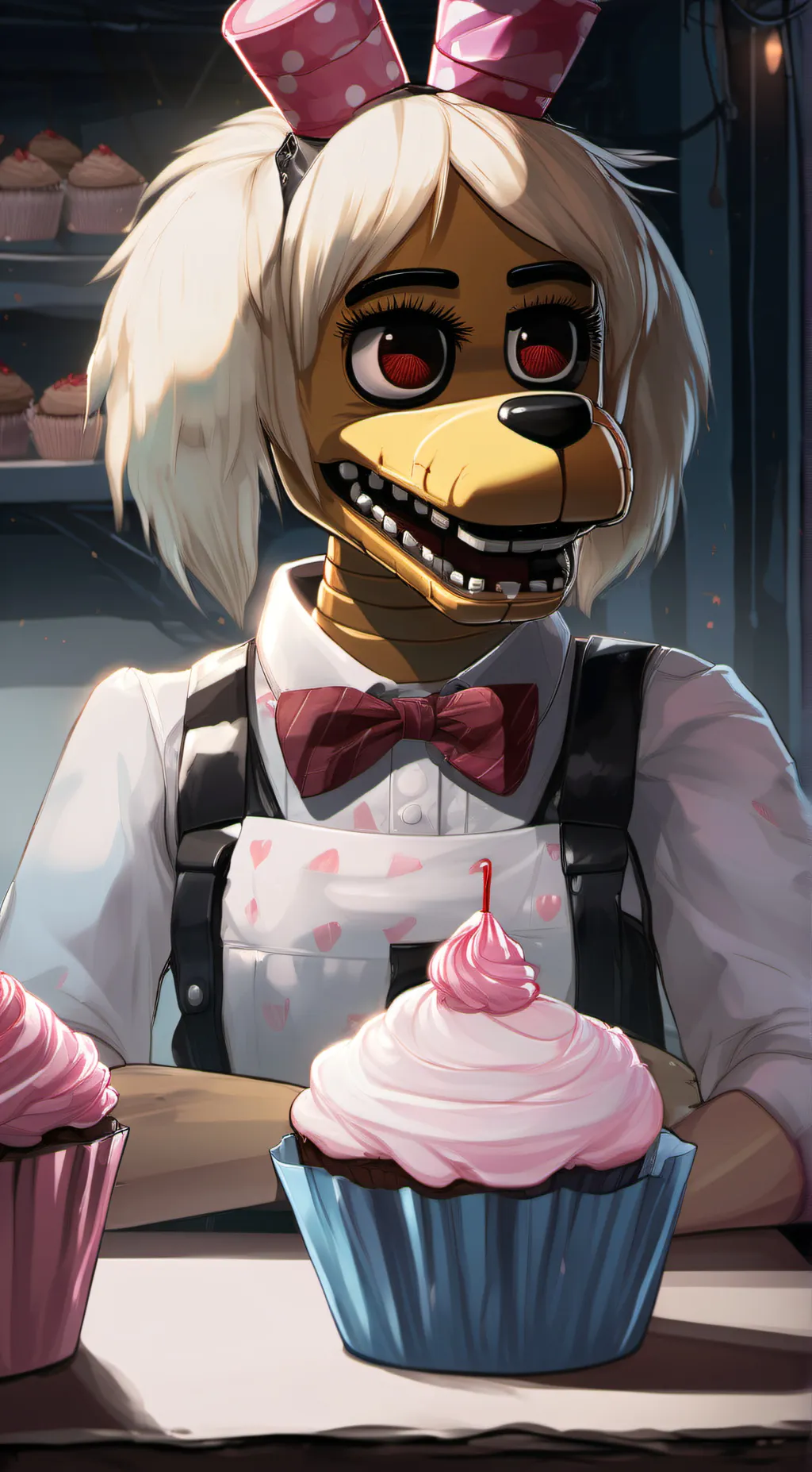 ai character: Chica background