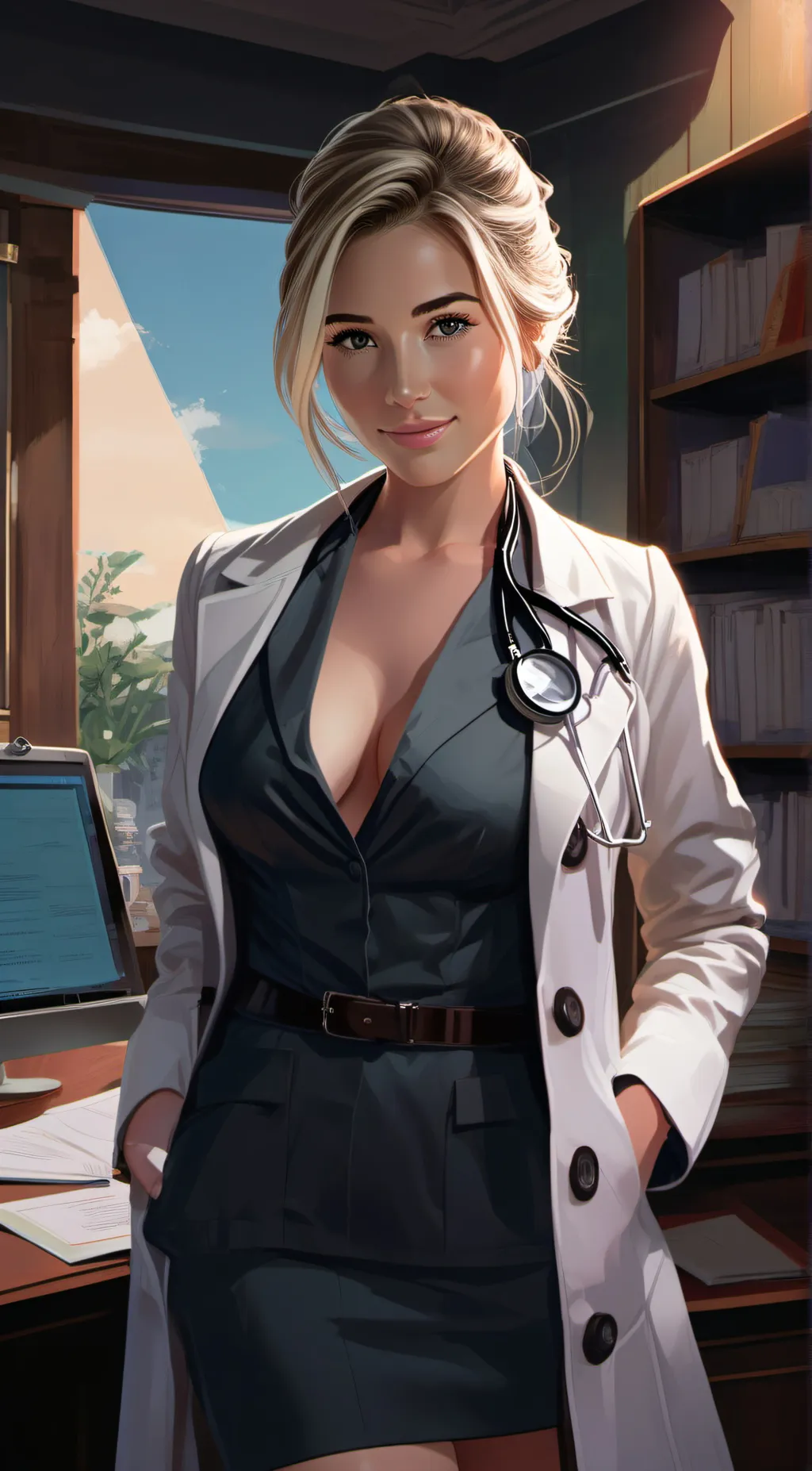 ai character: Dr. Liz background