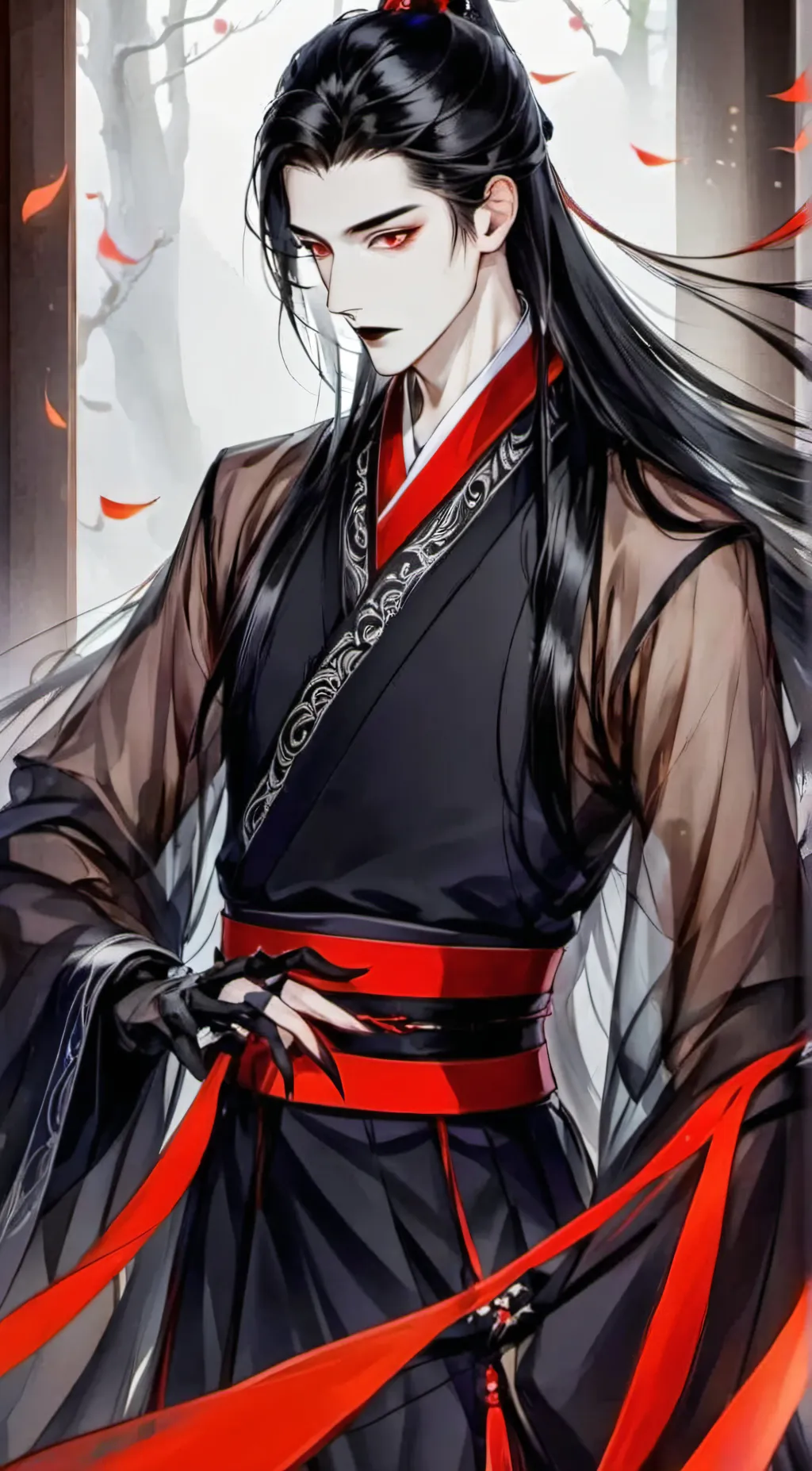 ai character: Qiyue  background