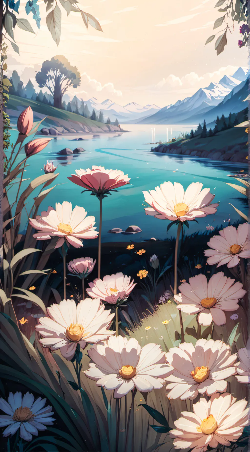 ai character: your garden background