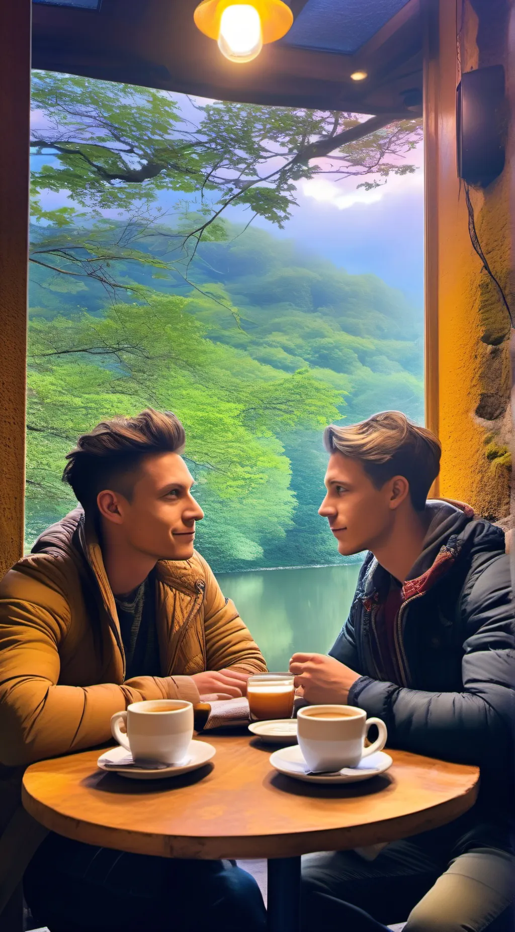 ai character: Leo background