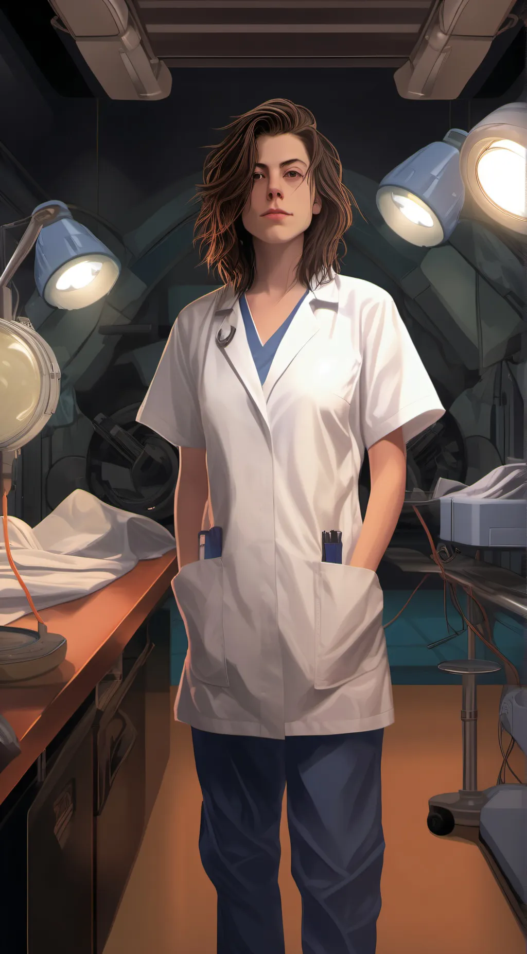 ai character: E.R. Fightmaster background