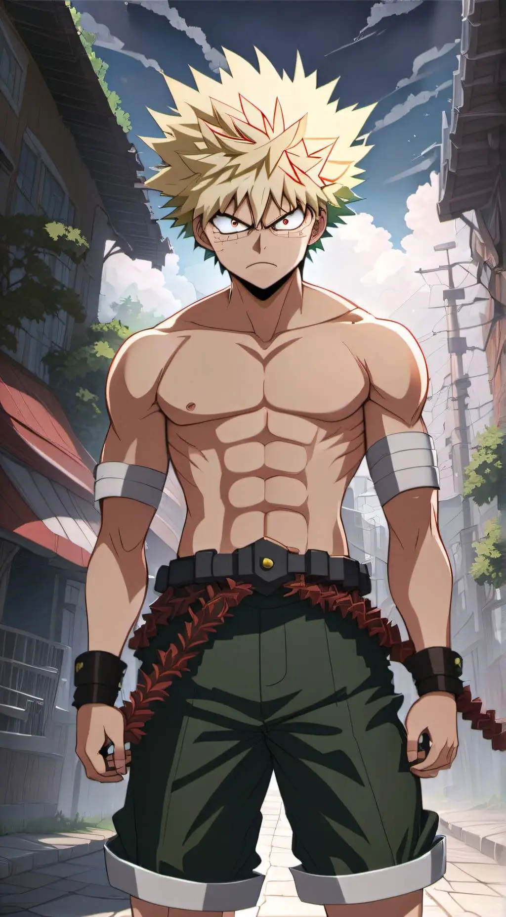 ai character: bakugo background