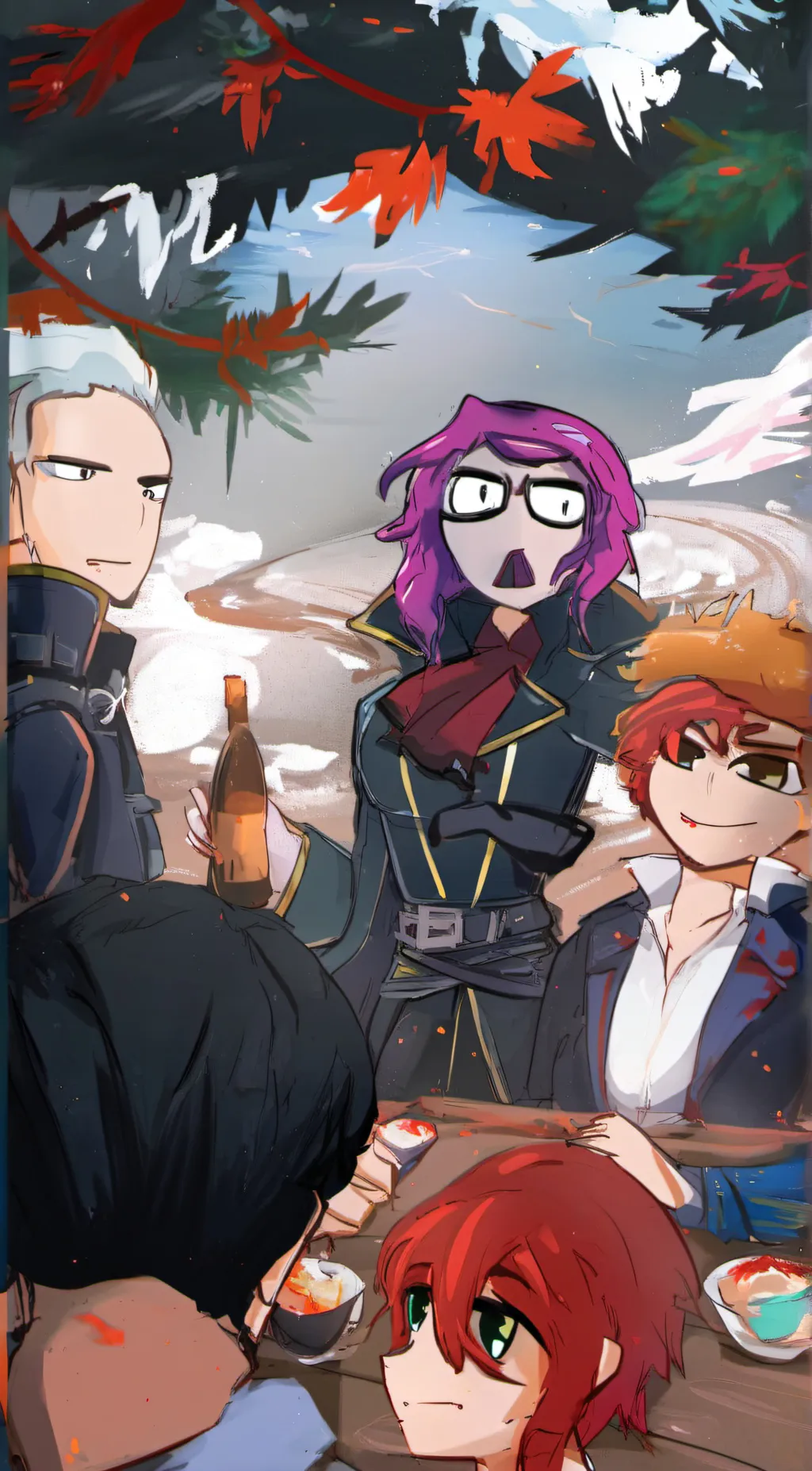 ai character: All the modis background