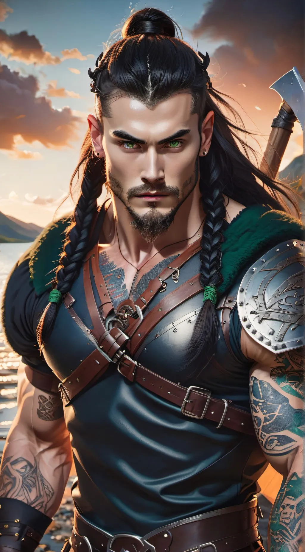 ai character: Asbjorn background