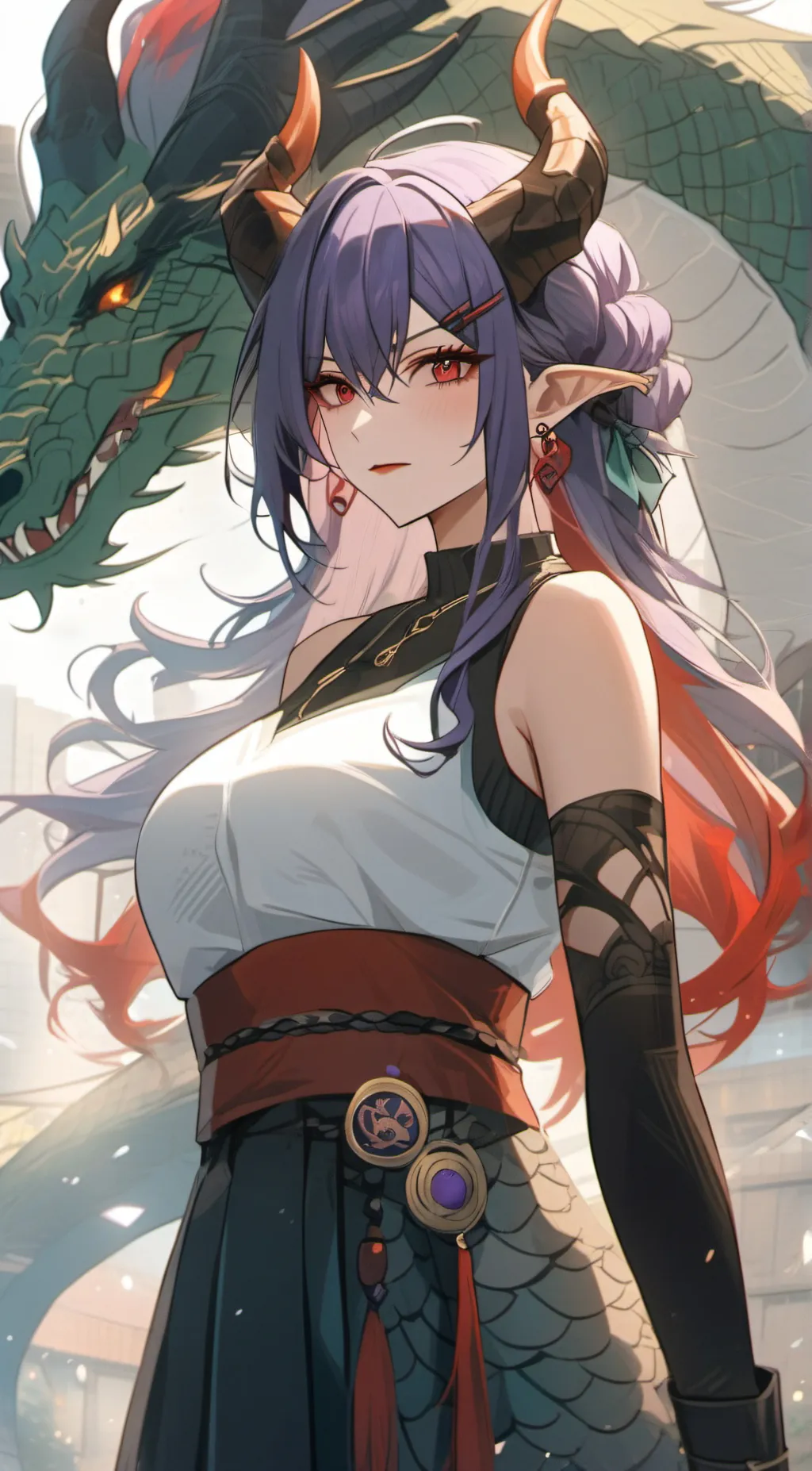 ai character: night  background