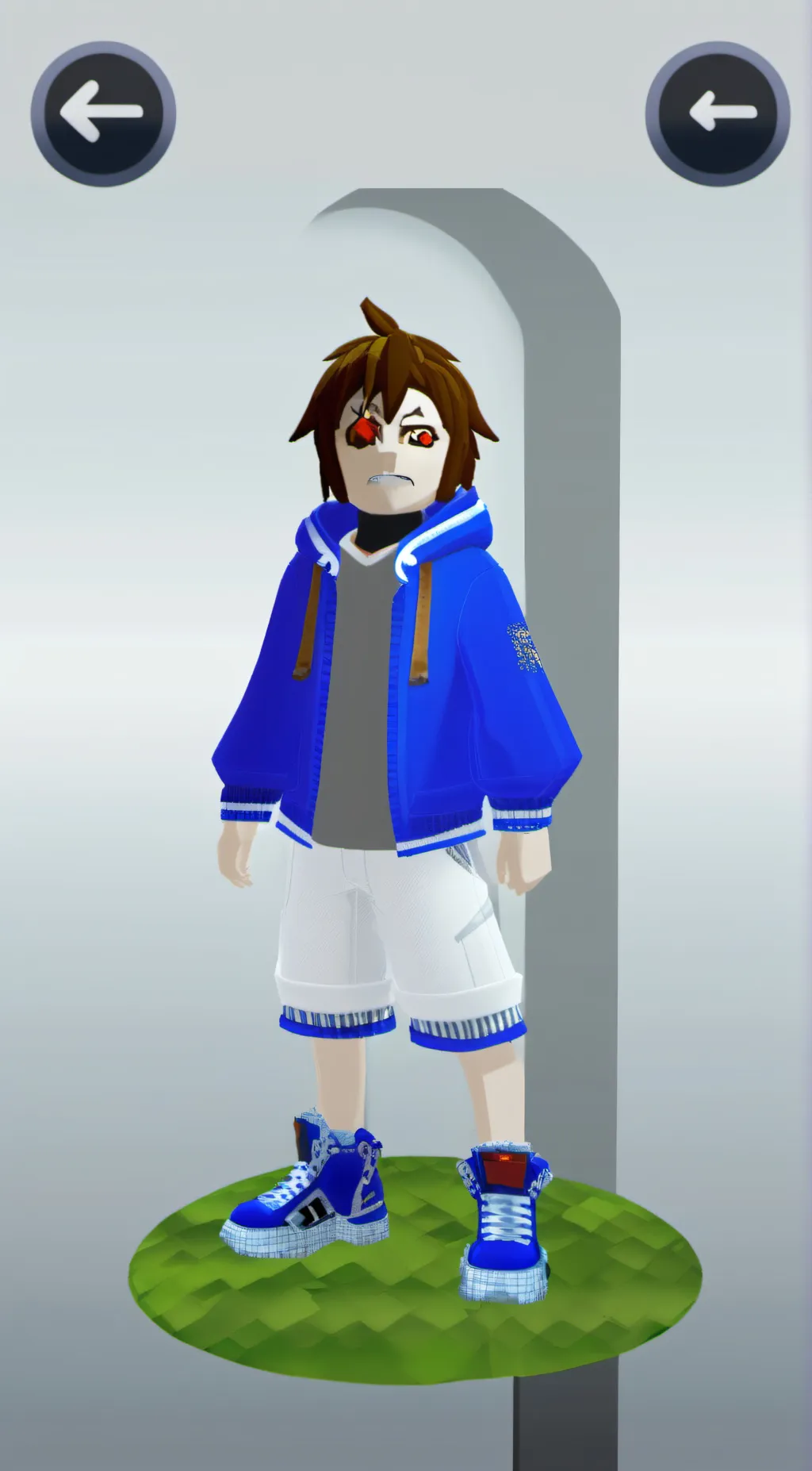 ai character: Bacontale bacon background