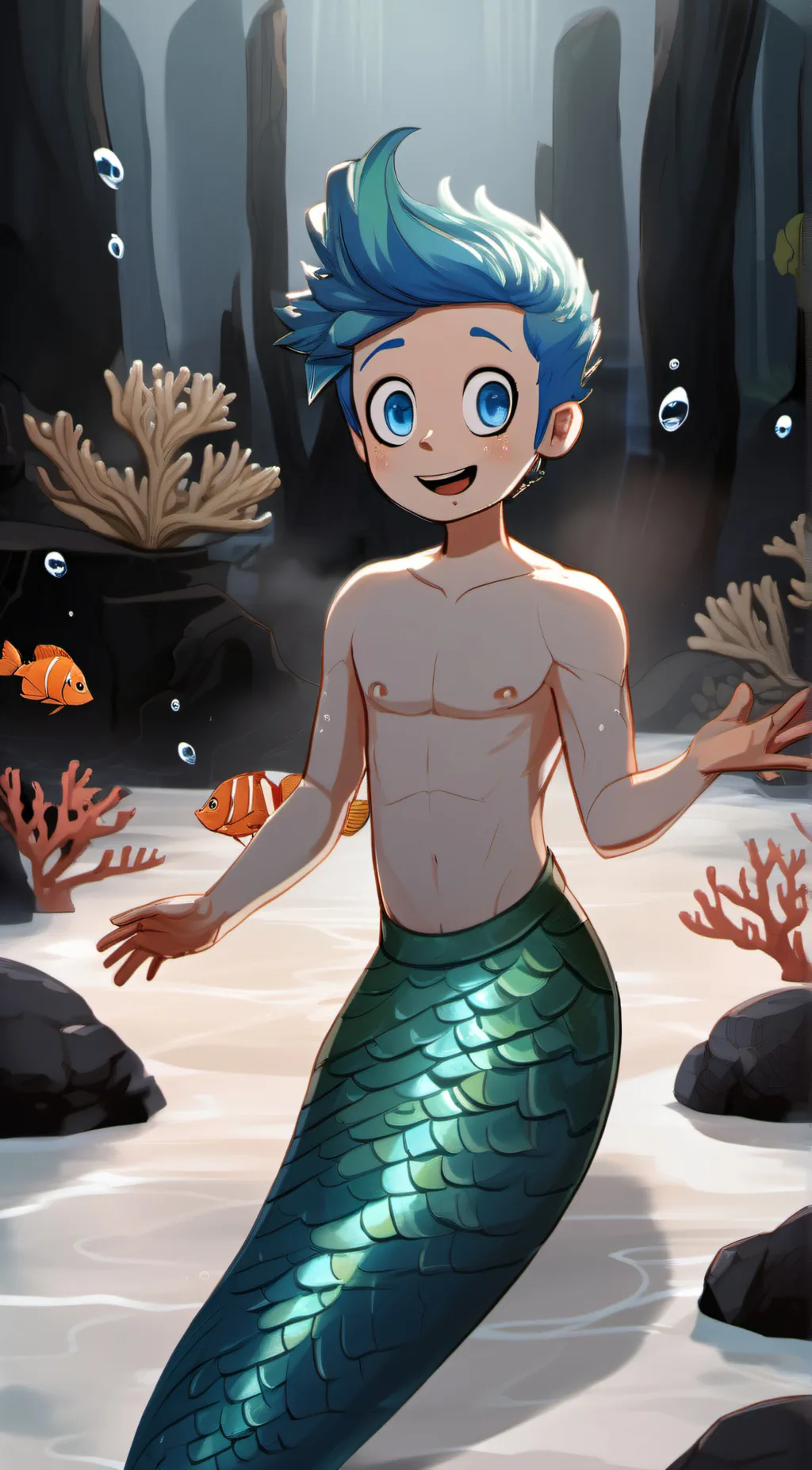 ai character: Gil angel background