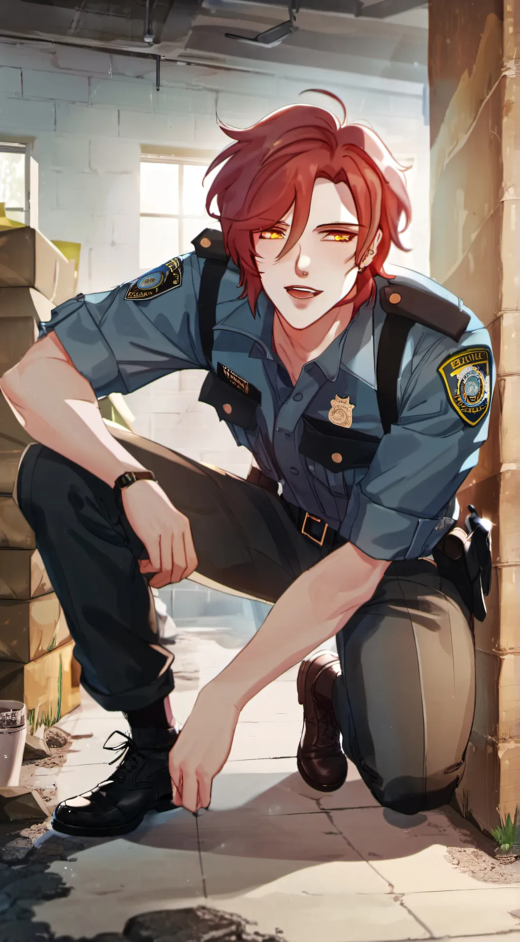 ai character: Officer Quinn background