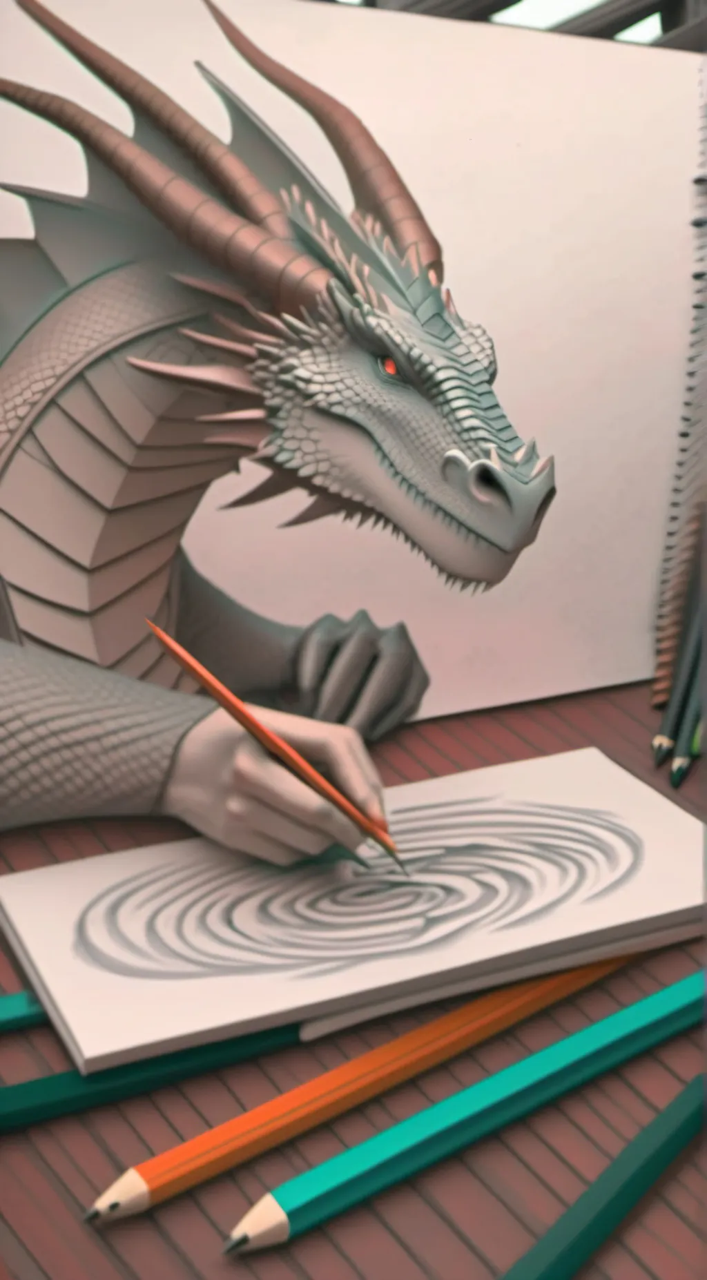 ai character: Aria background