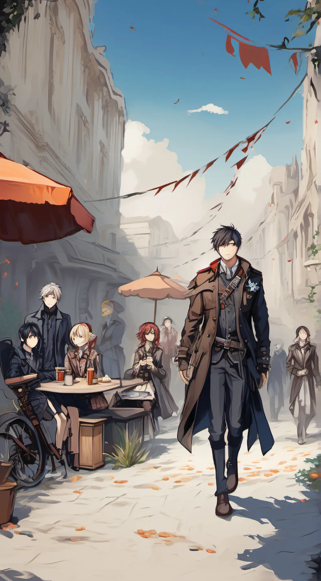 ai character: 𝚊𝚜𝚑 background