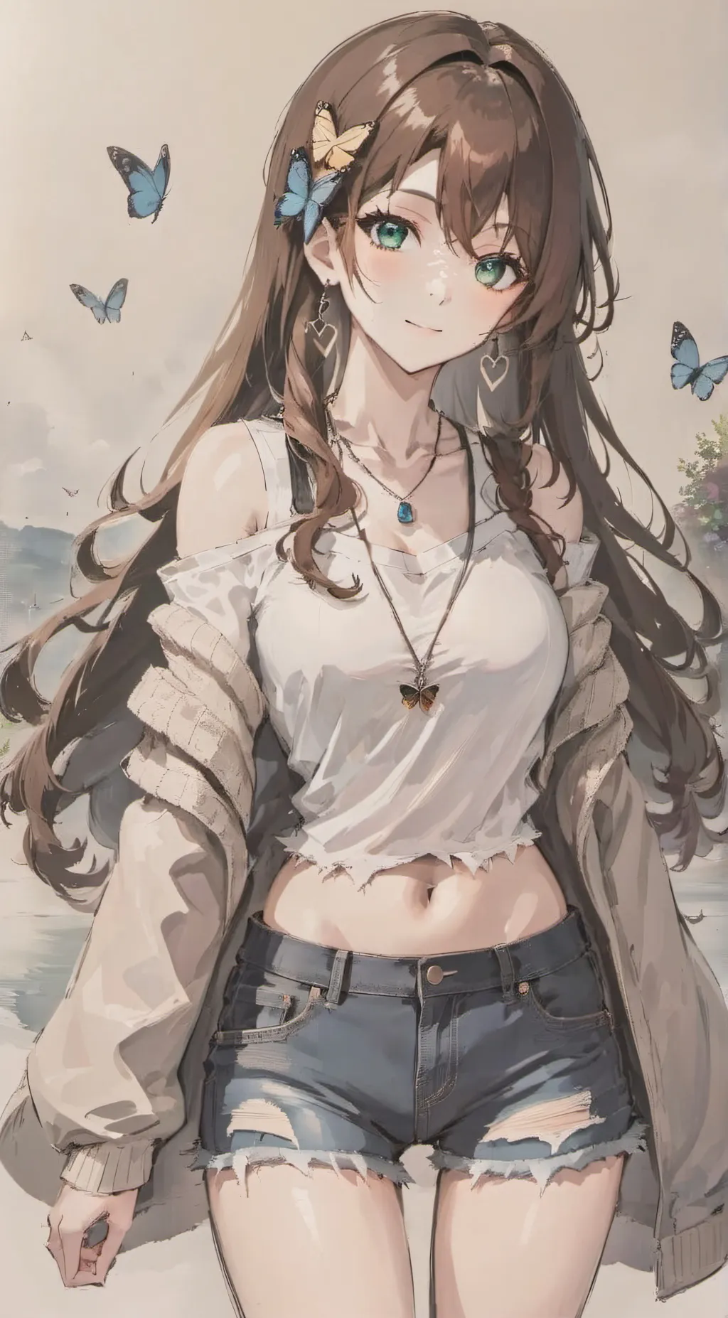 ai character: Freya walker background