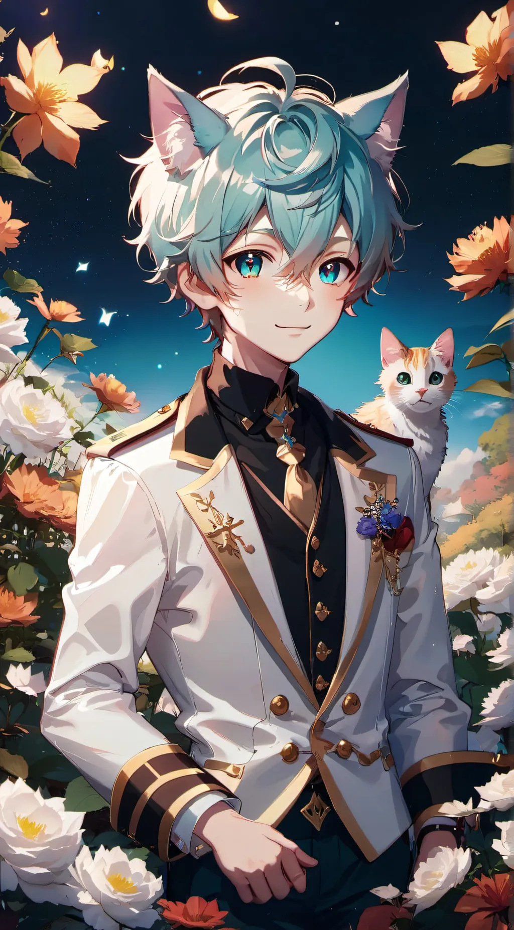ai character: ♣︎♥︎Oliver♥︎♣︎ background