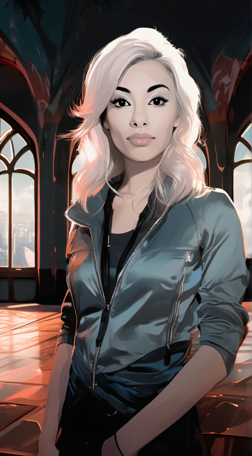 ai character: Static background