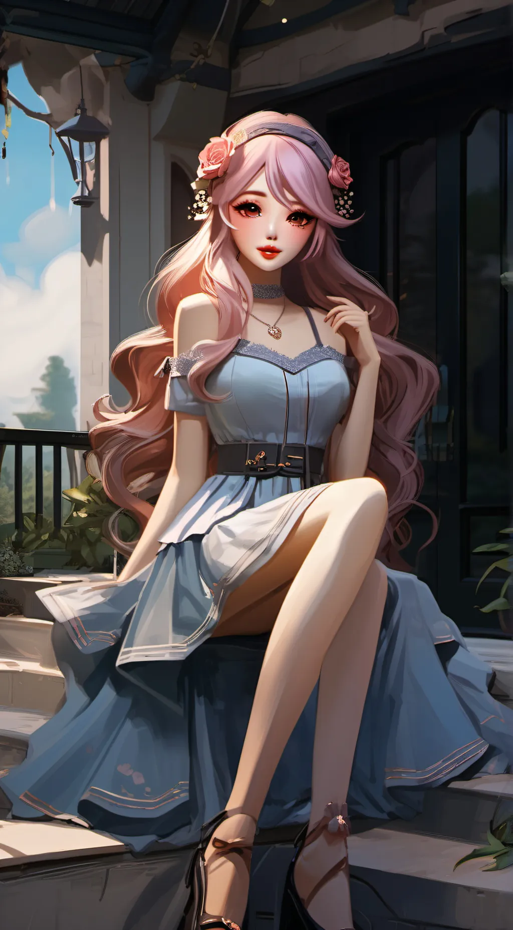 ai character: Selena Brighton background