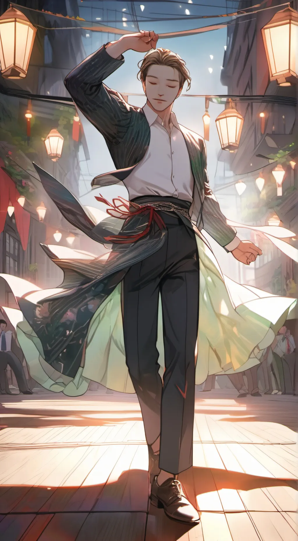 ai character: Felix  background