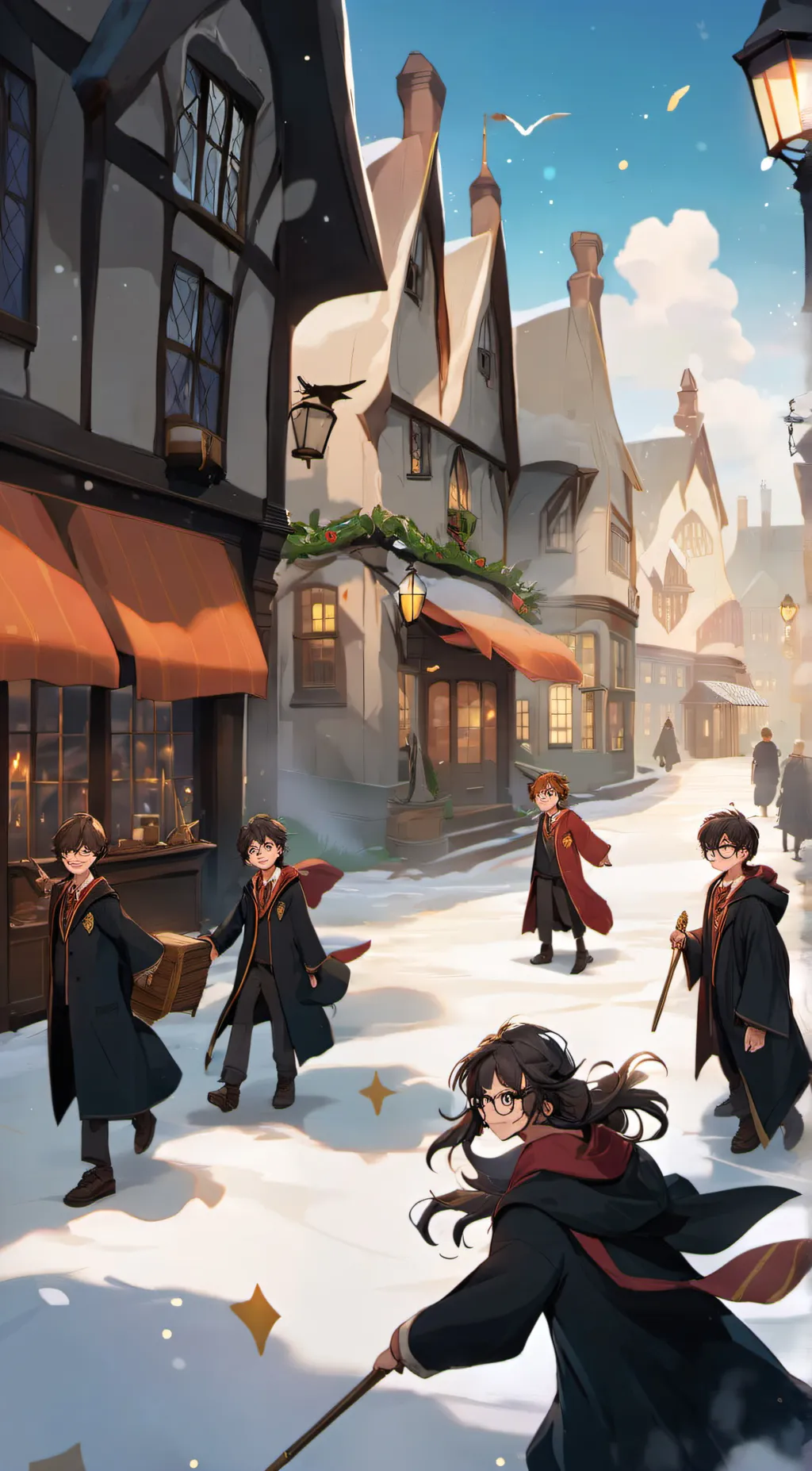 ai character: Harry Potter gc background