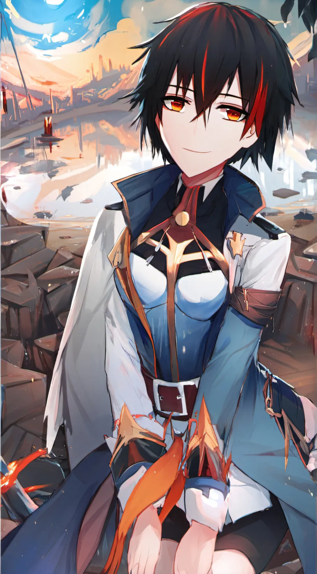 ai character: hi background