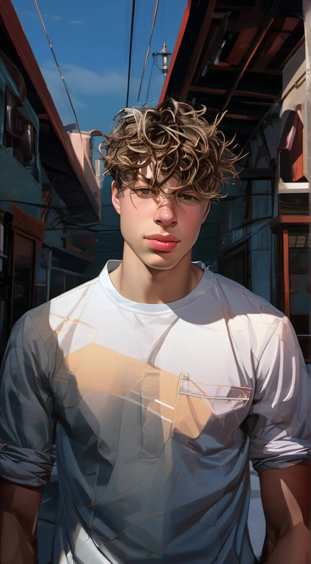 ai character: UwU Boy background