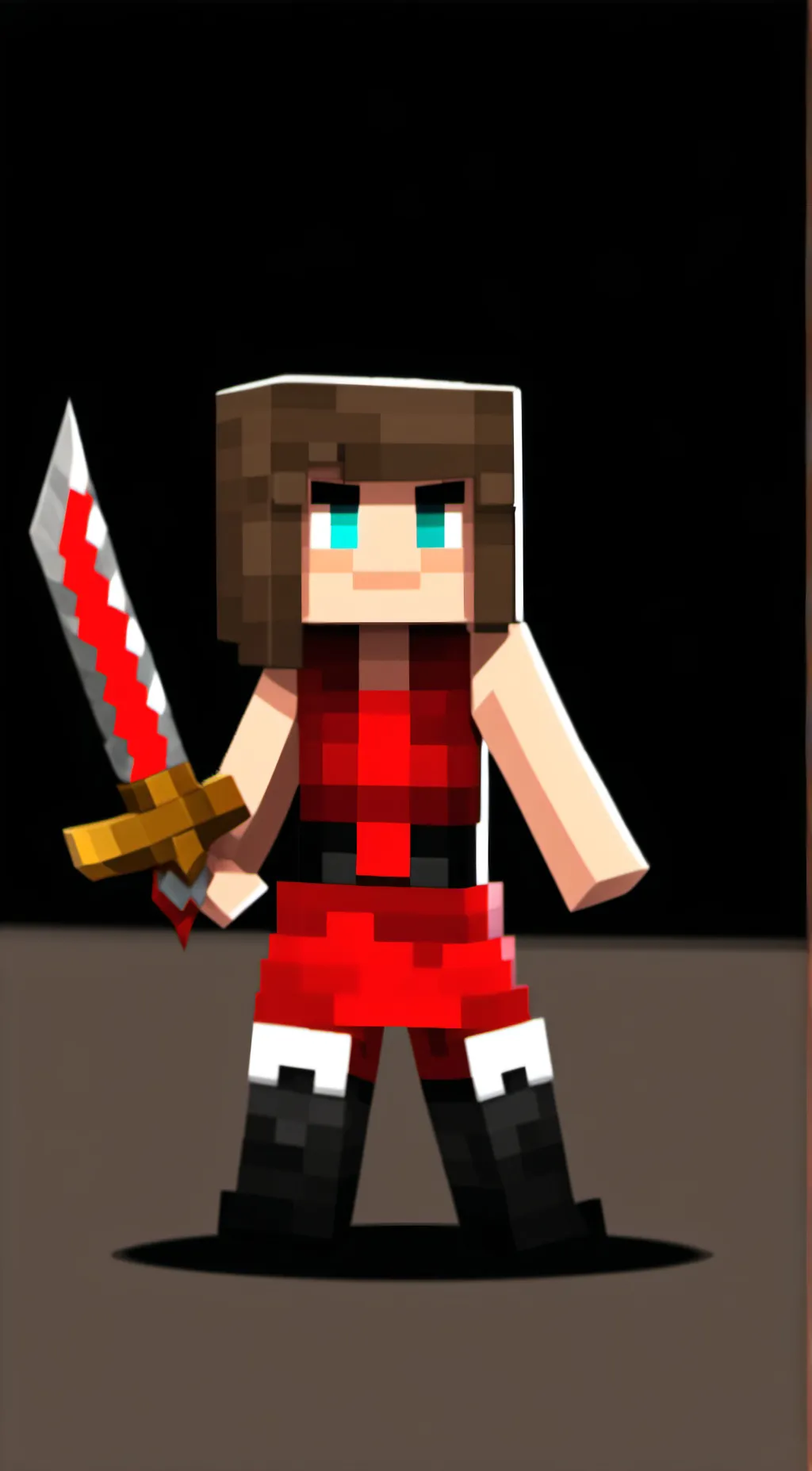 ai character: ruby rose  background