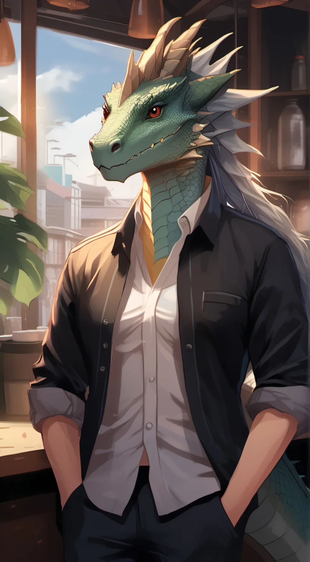 ai character: diamon background