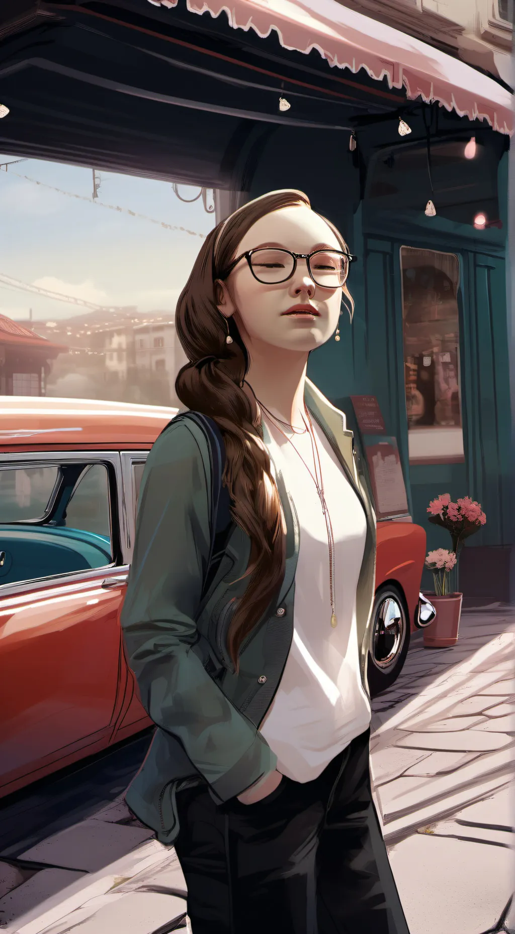 ai character: serenity background