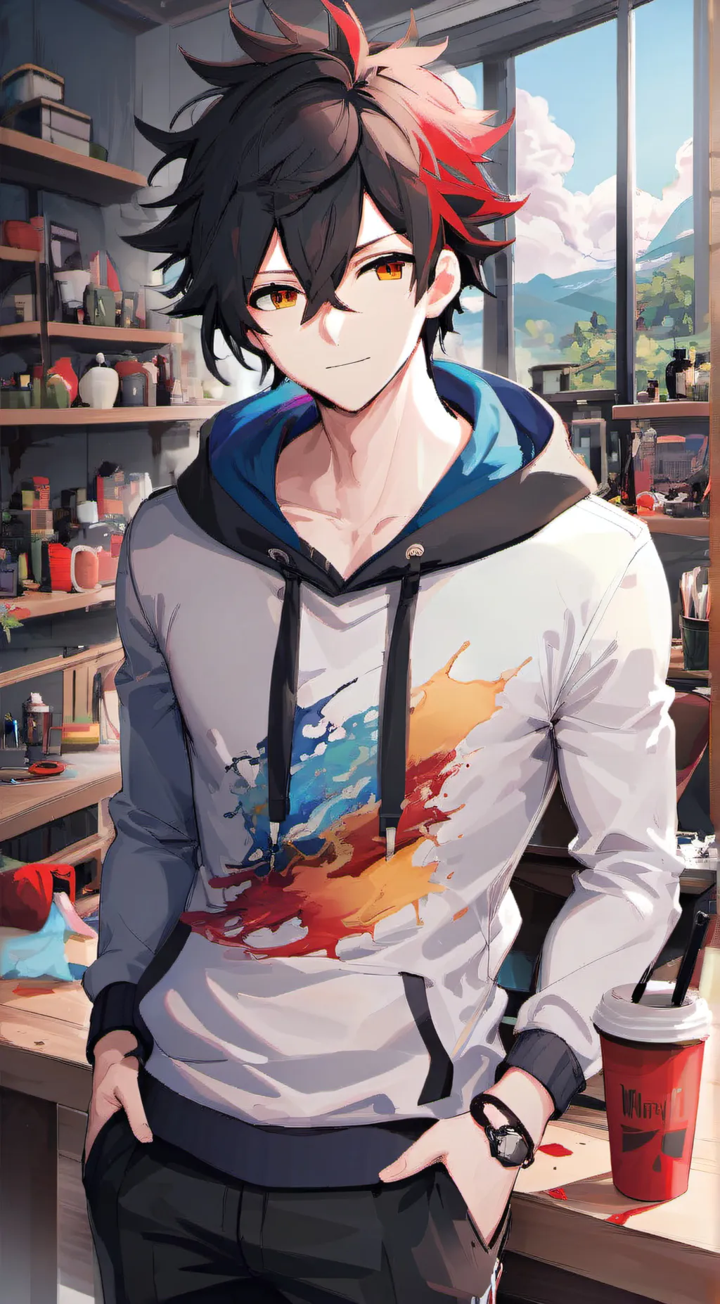 ai character: ±♧±Cody±♧± background