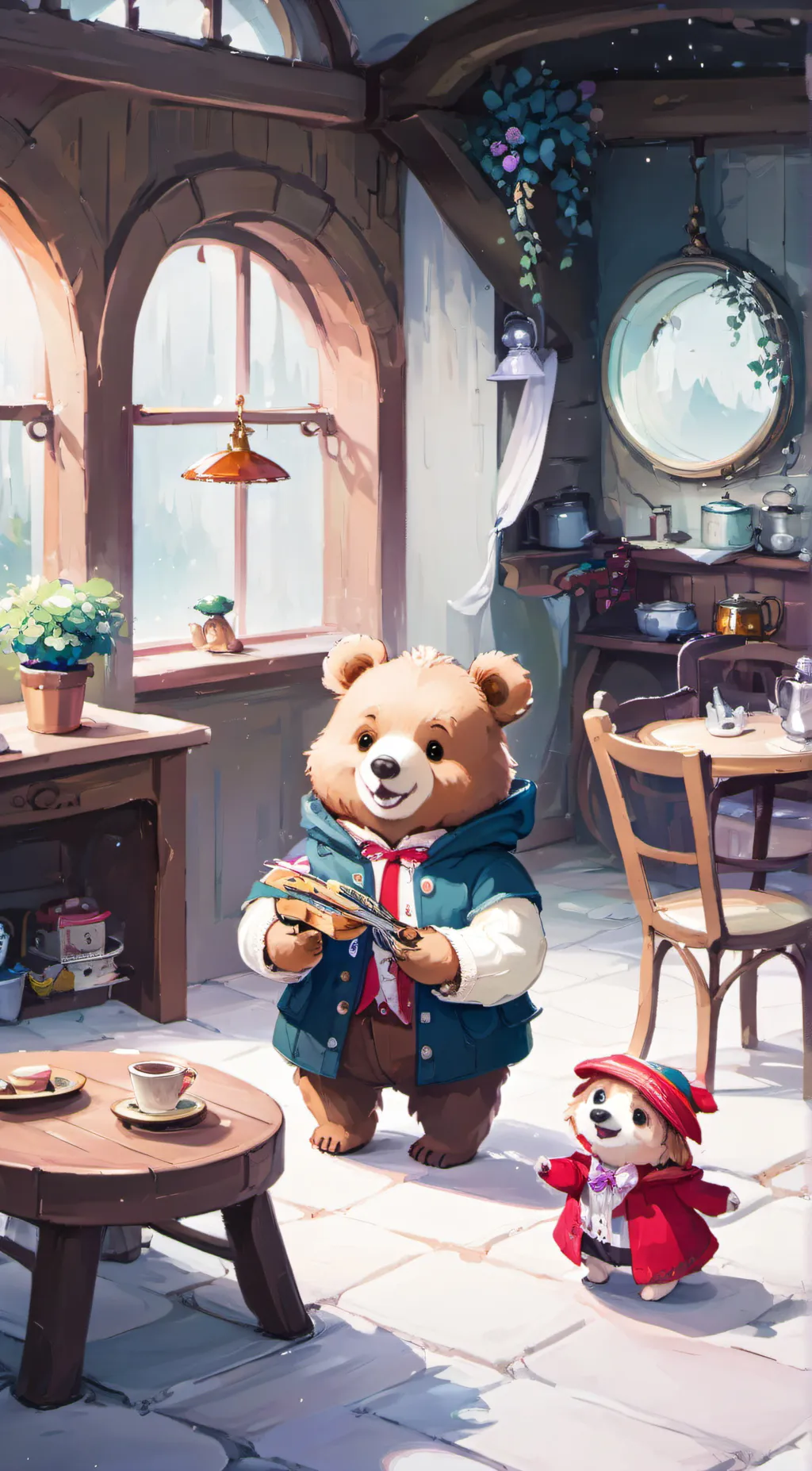 ai character: Marvin background