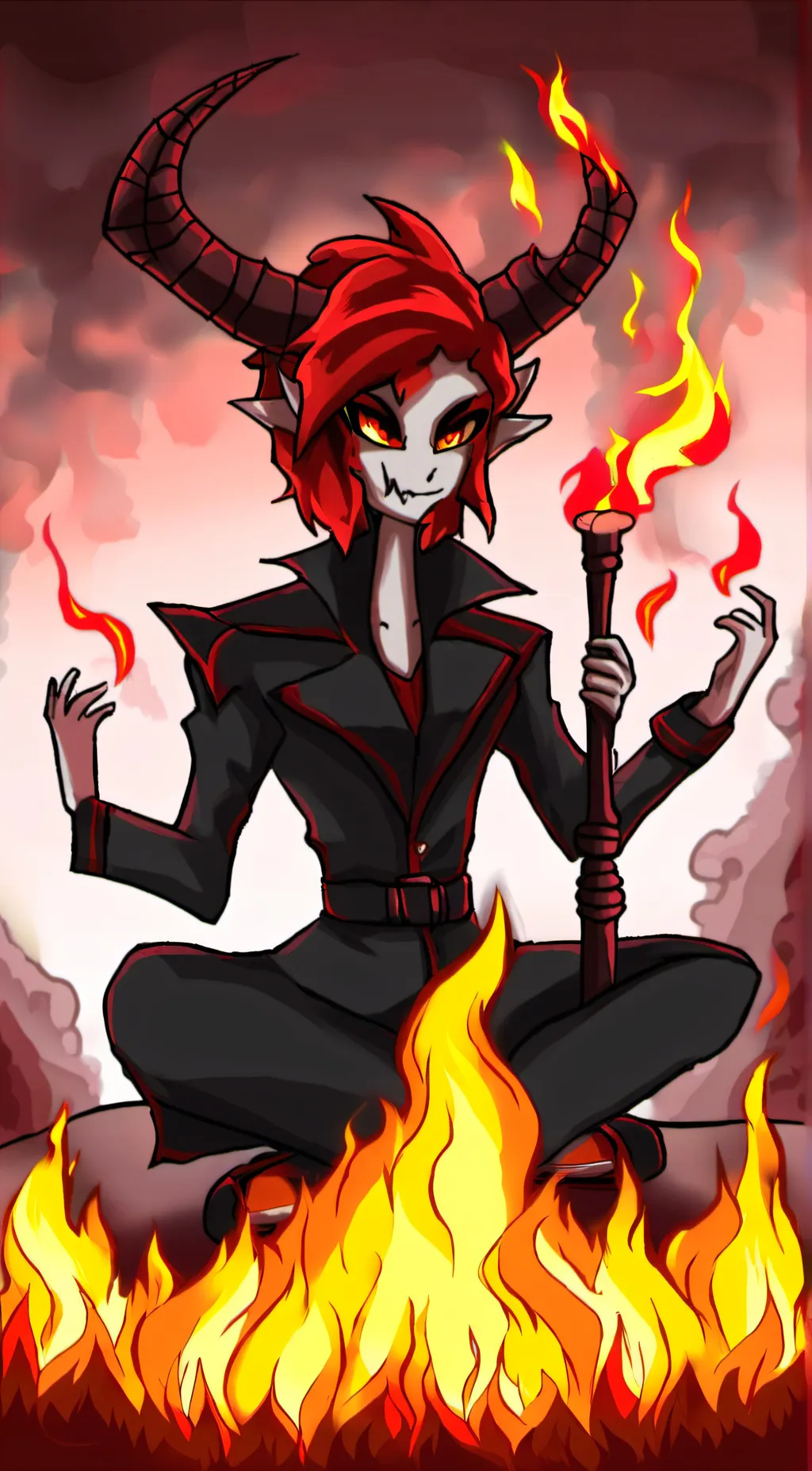 ai character: Alastor  background