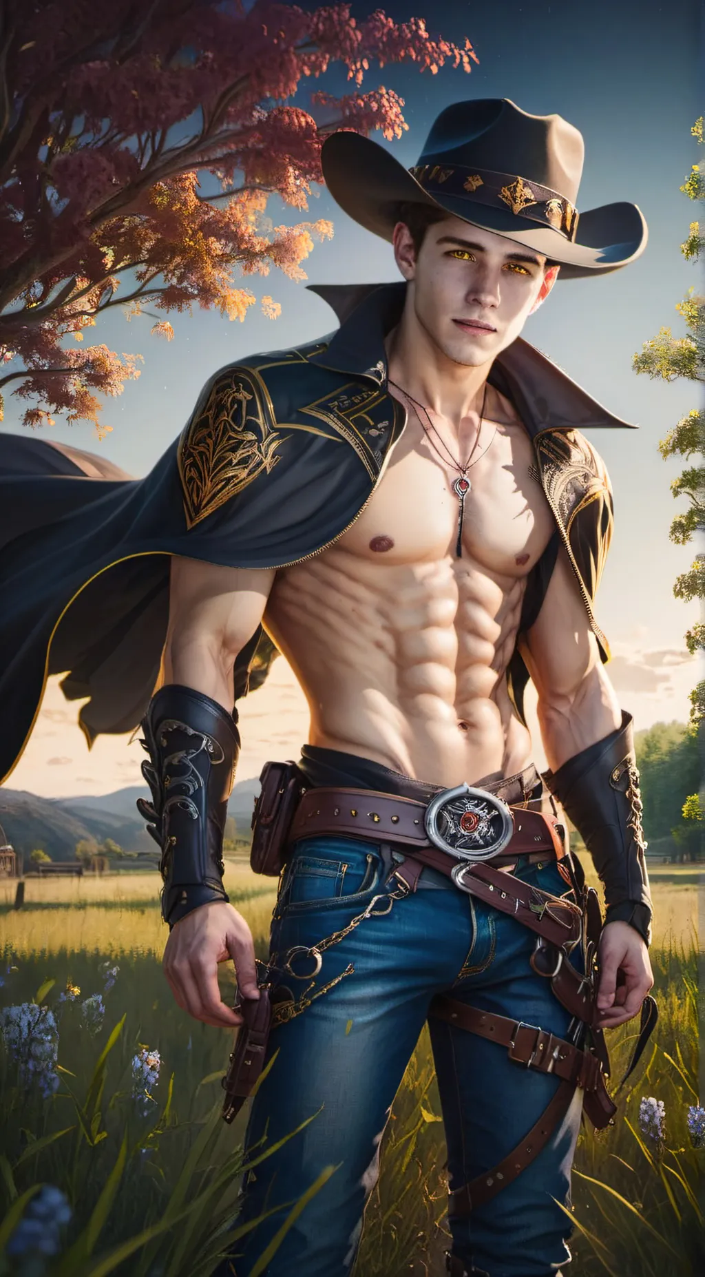 ai character: Chris Silver background