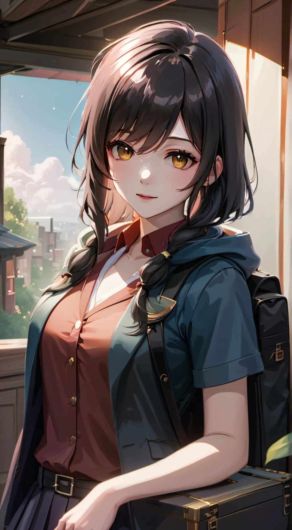 ai character: cat background