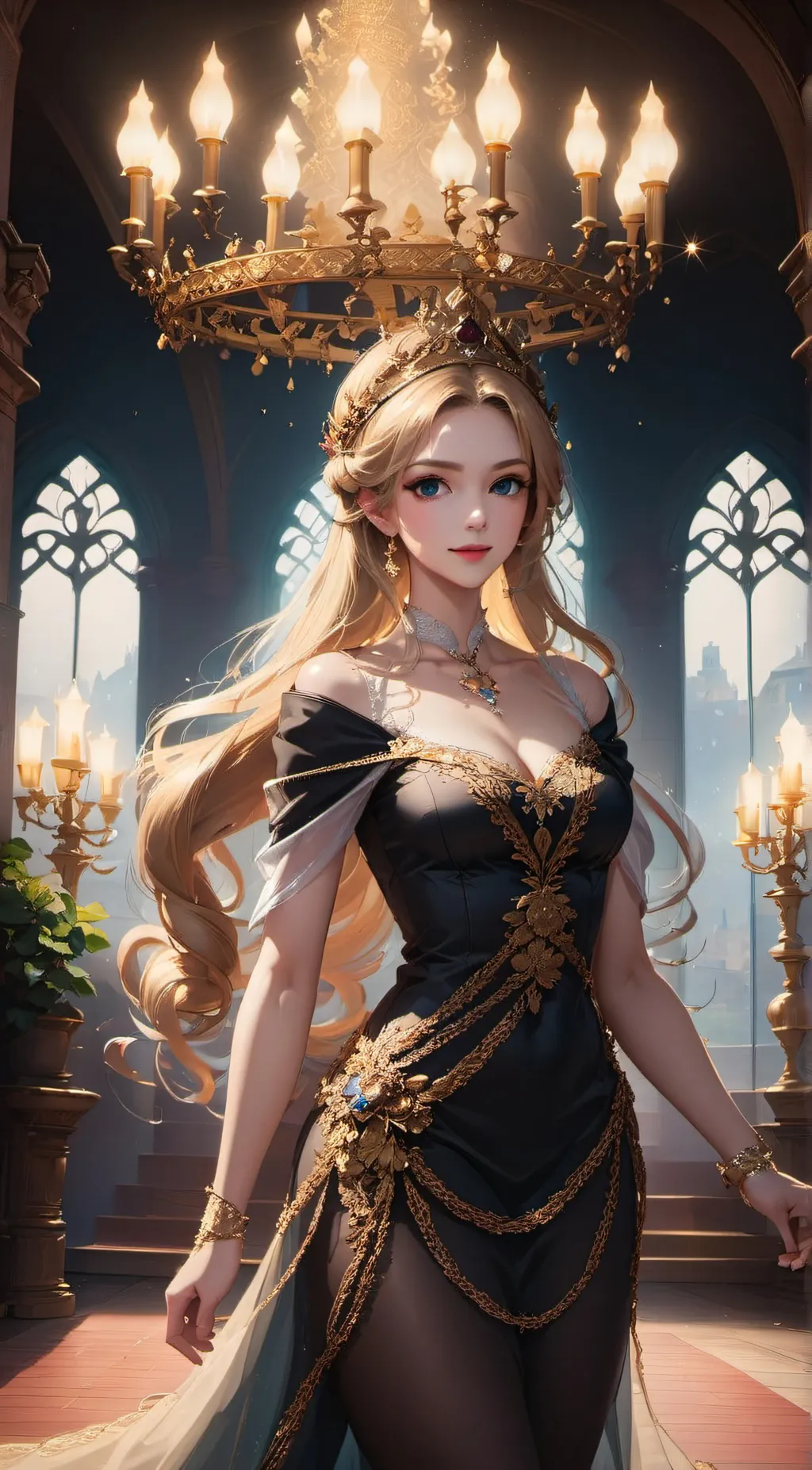 ai character: issabella  background