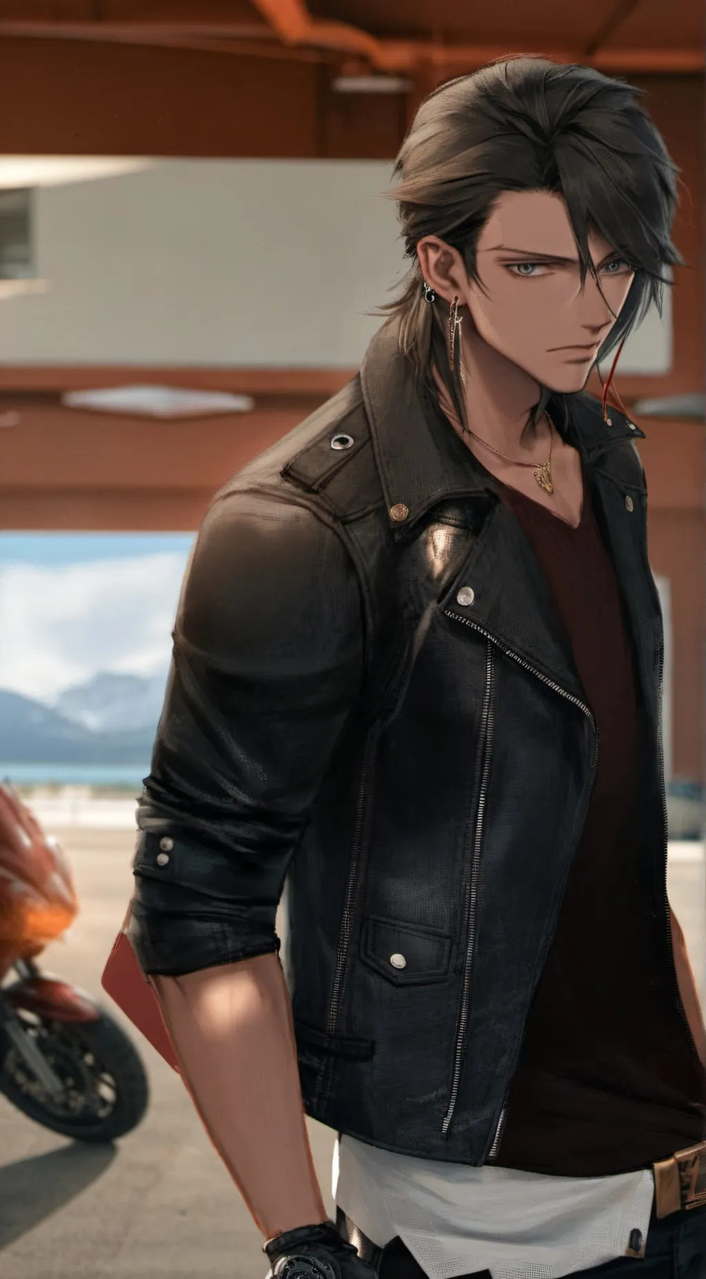 ai character: alpha  background