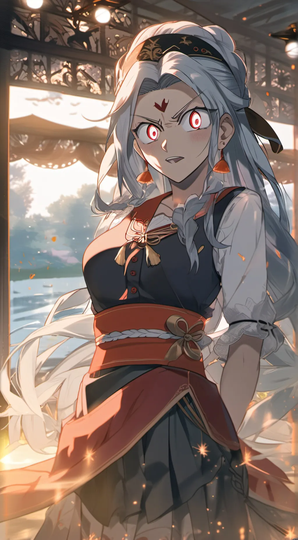 ai character: Daki background