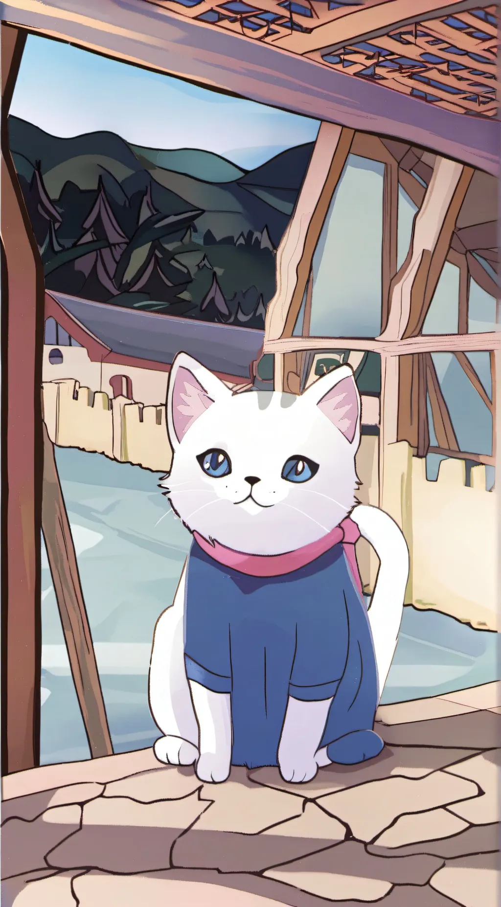 ai character: Milkshake background