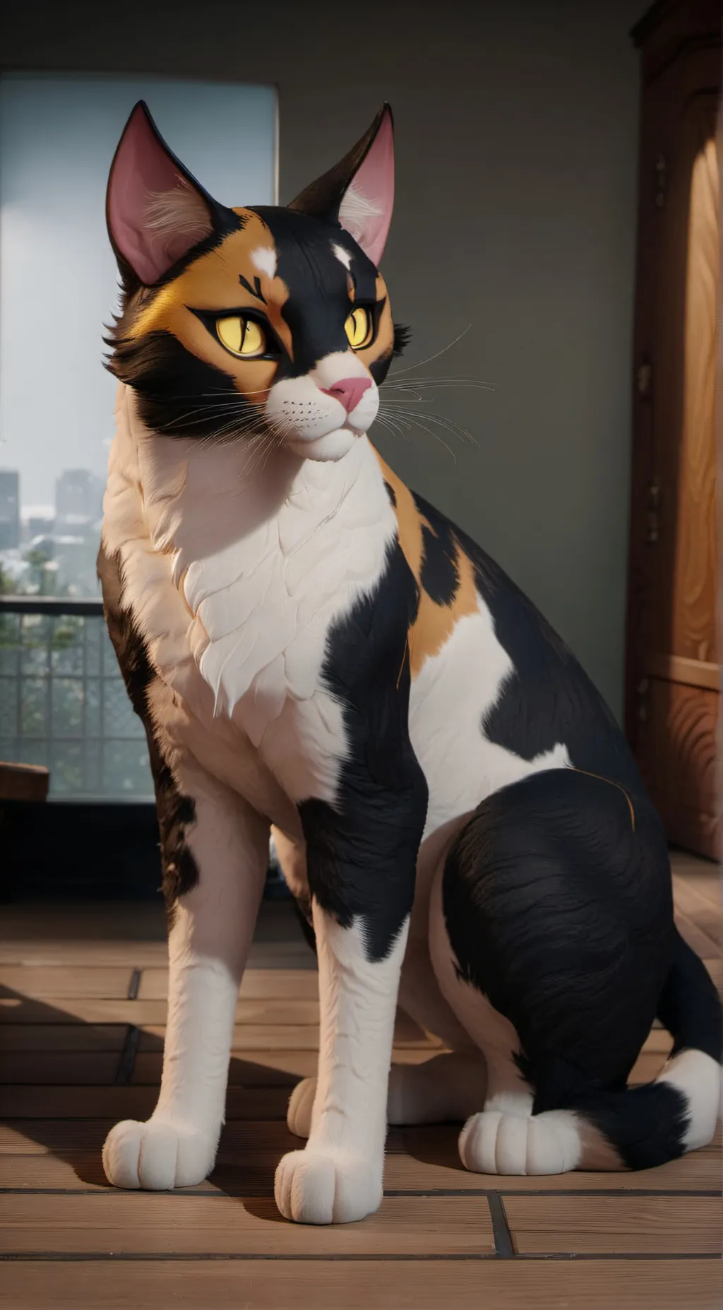 ai character: Dapple background