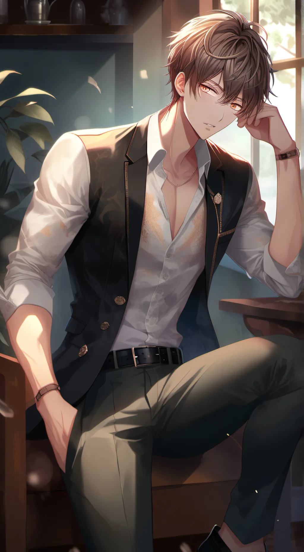 ai character: Evan background