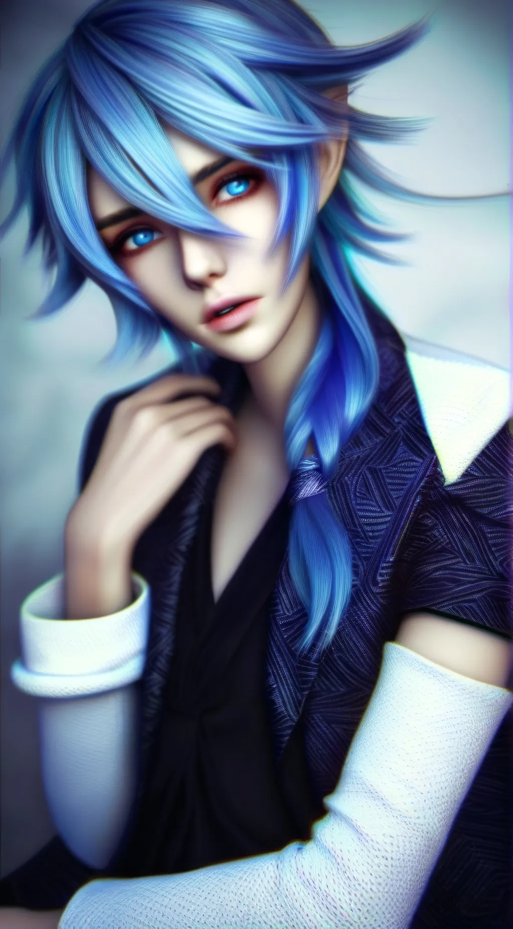 ai character: Glitch  background