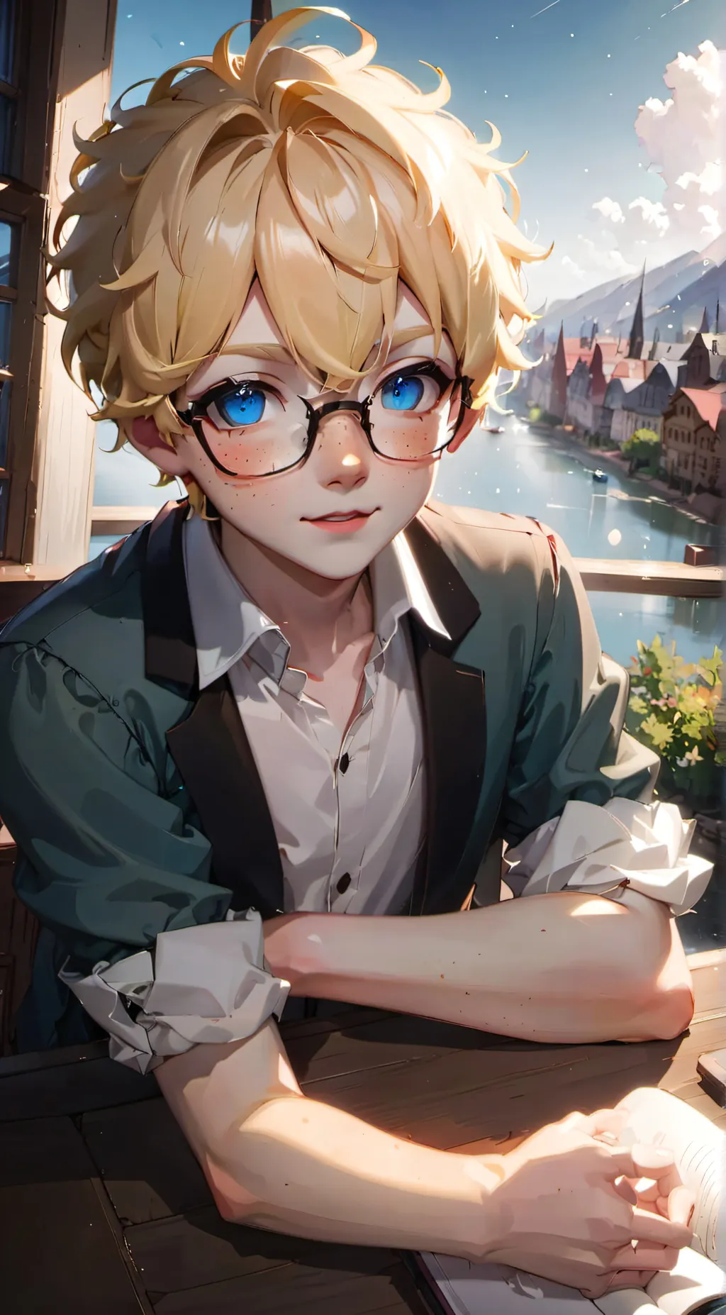 ai character: leo background