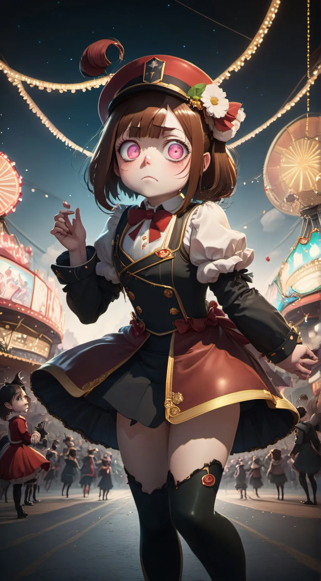 ai character: TADC og AU  background